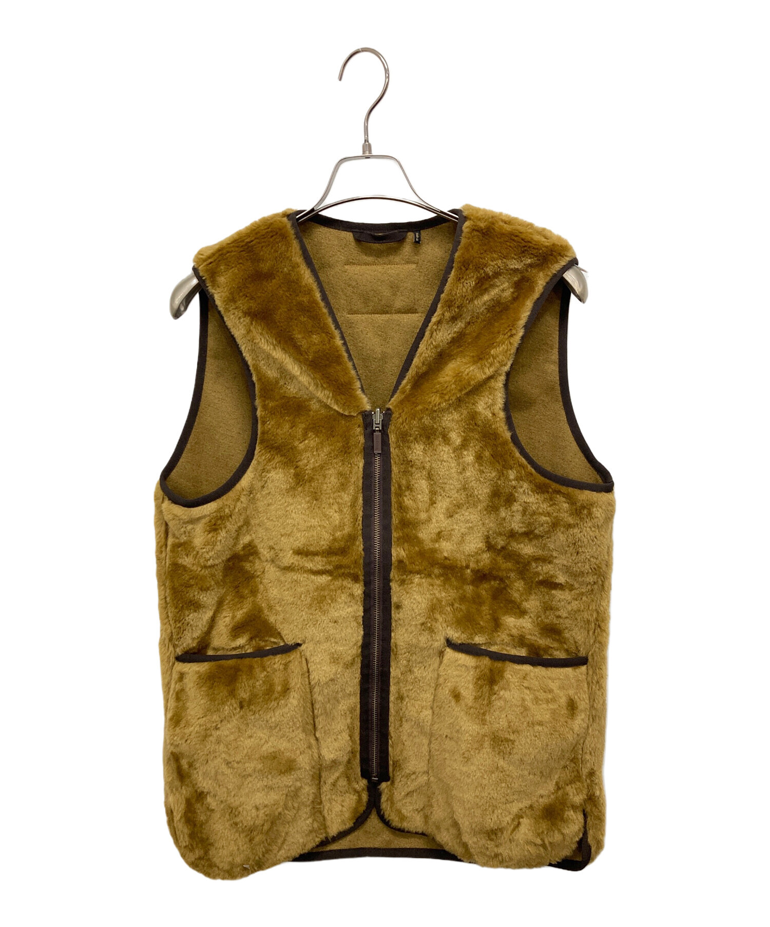 中古・古着通販】Barbour (バブアー) ファーライナーベスト ベージュ 