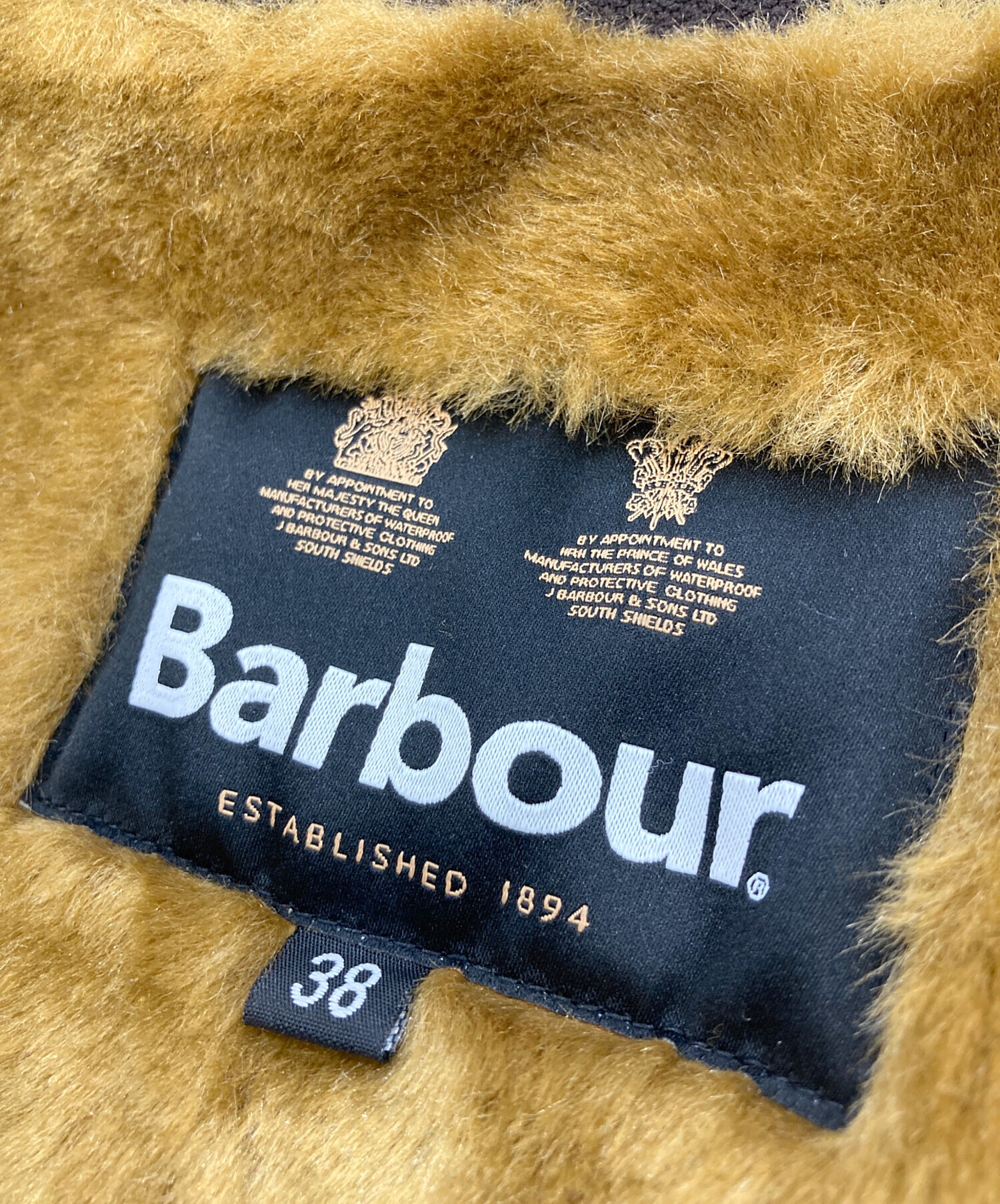 中古・古着通販】Barbour (バブアー) ファーライナーベスト ベージュ 