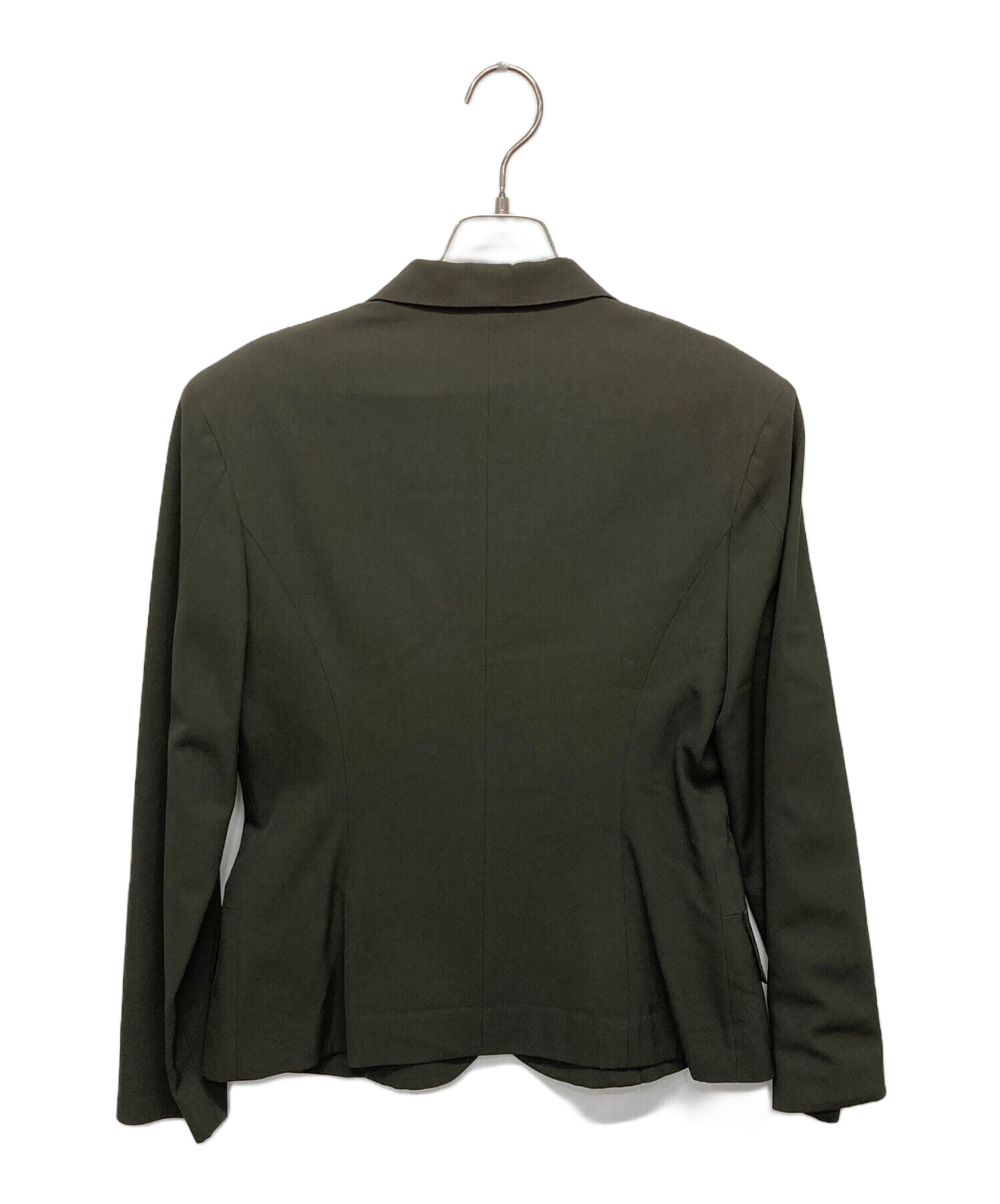 中古・古着通販】Y's (ワイズ) 3Bテーラードジャケット グリーン