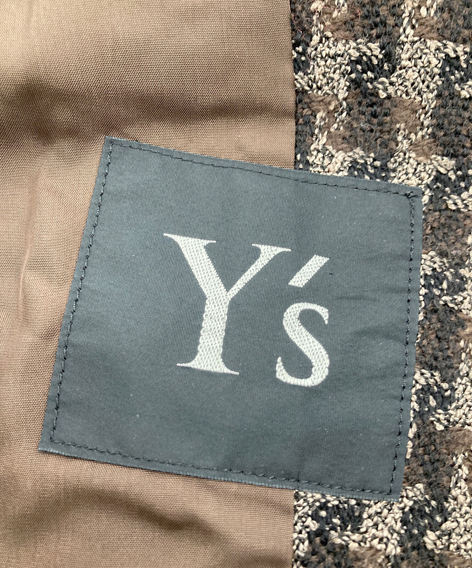 中古・古着通販】Y's (ワイズ) 3Bテーラードジャケット ブラウン