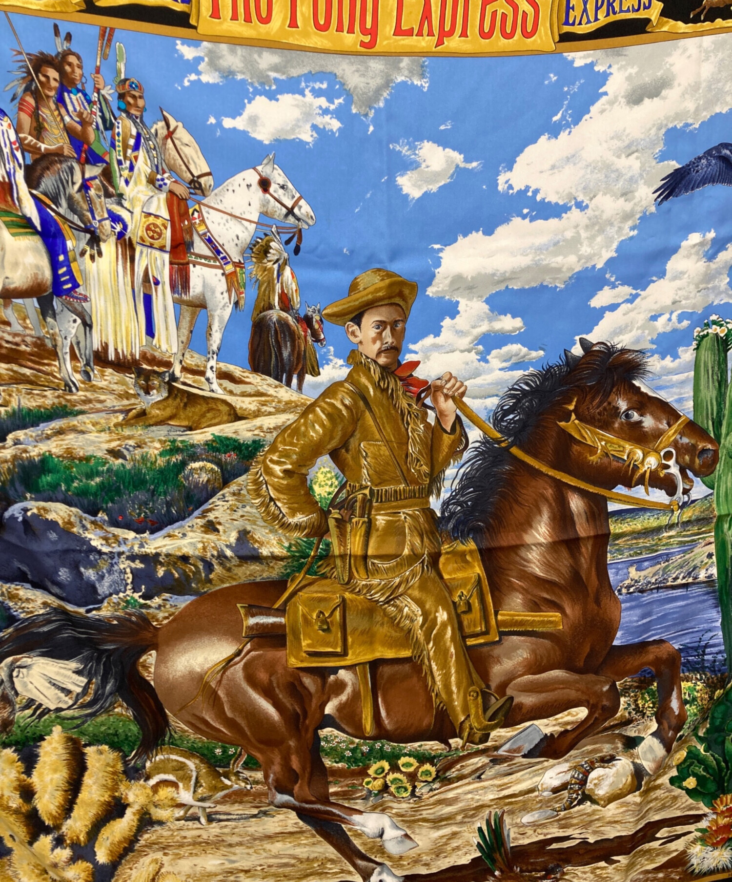 中古・古着通販】HERMES (エルメス) The Pony Express/カレ90 ブラック