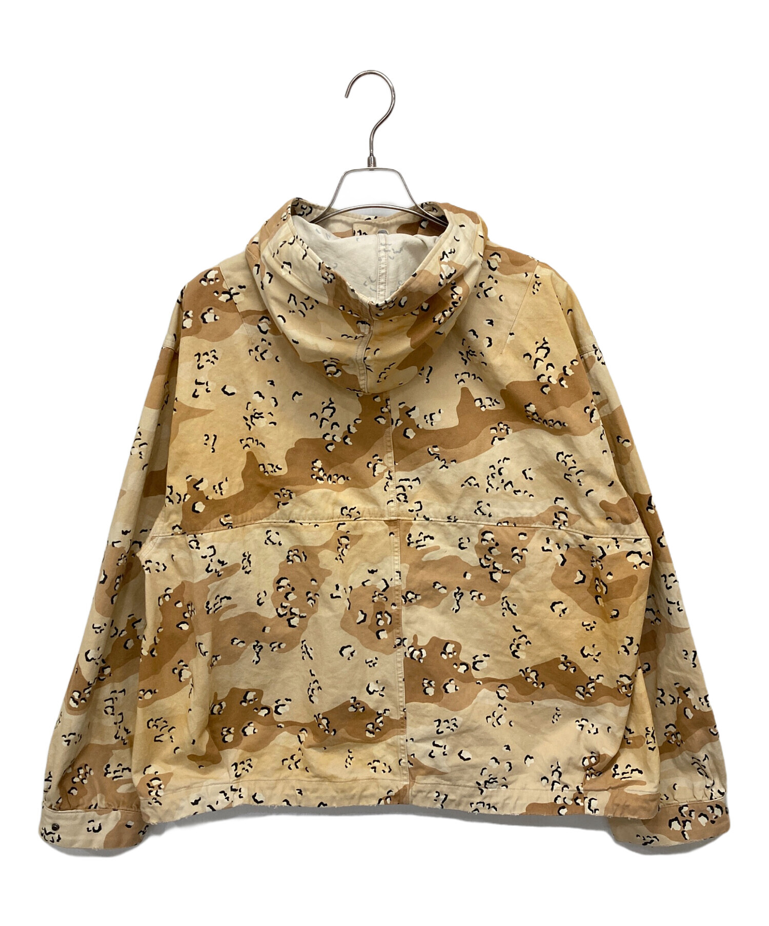中古・古着通販】ANCELLM (アンセルム) CAMO ZIPUP HOODIE ブラウン 