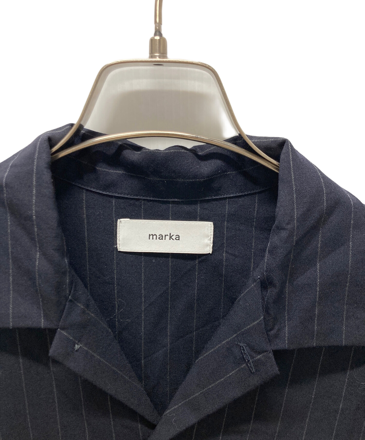 中古・古着通販】MARKA (マーカ) TUMBLED WOOL TROPICAL OPEN COLLAR