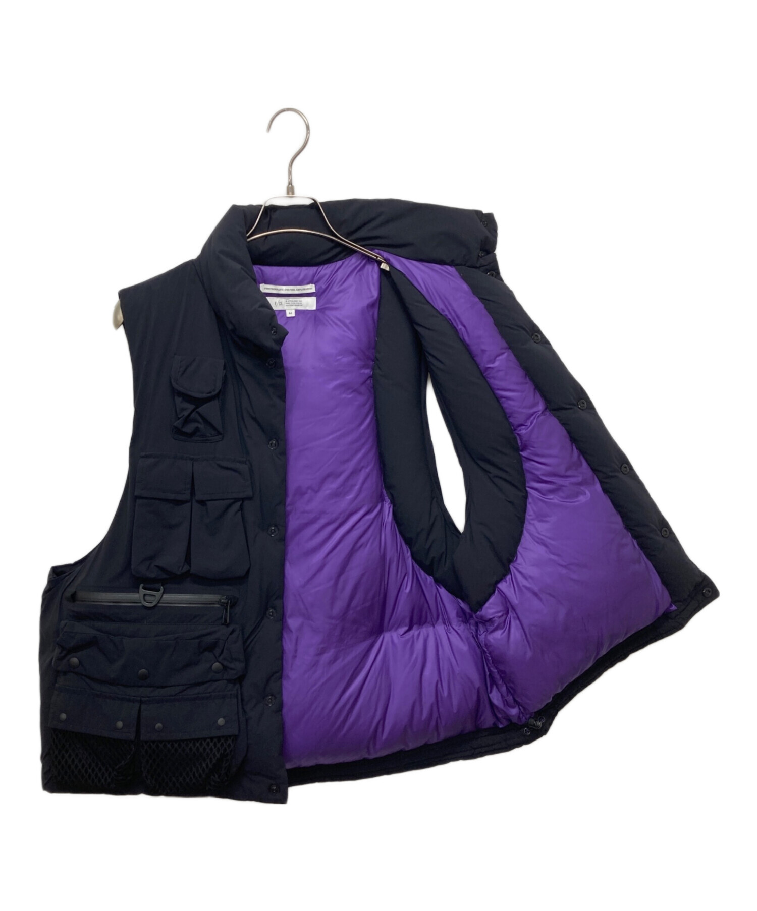 F/CE WPサーキュレーションダウンベスト　ブラック 中古・古着通販】F/CE. (エフシーイー) WP CIRCULATION DOWN VEST