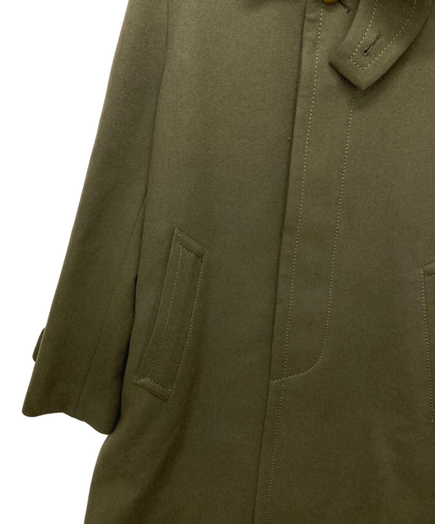 sacai サカイ　Aラインコート 中古・古着通販】sacai (サカイ) Aラインメルトンロングコート