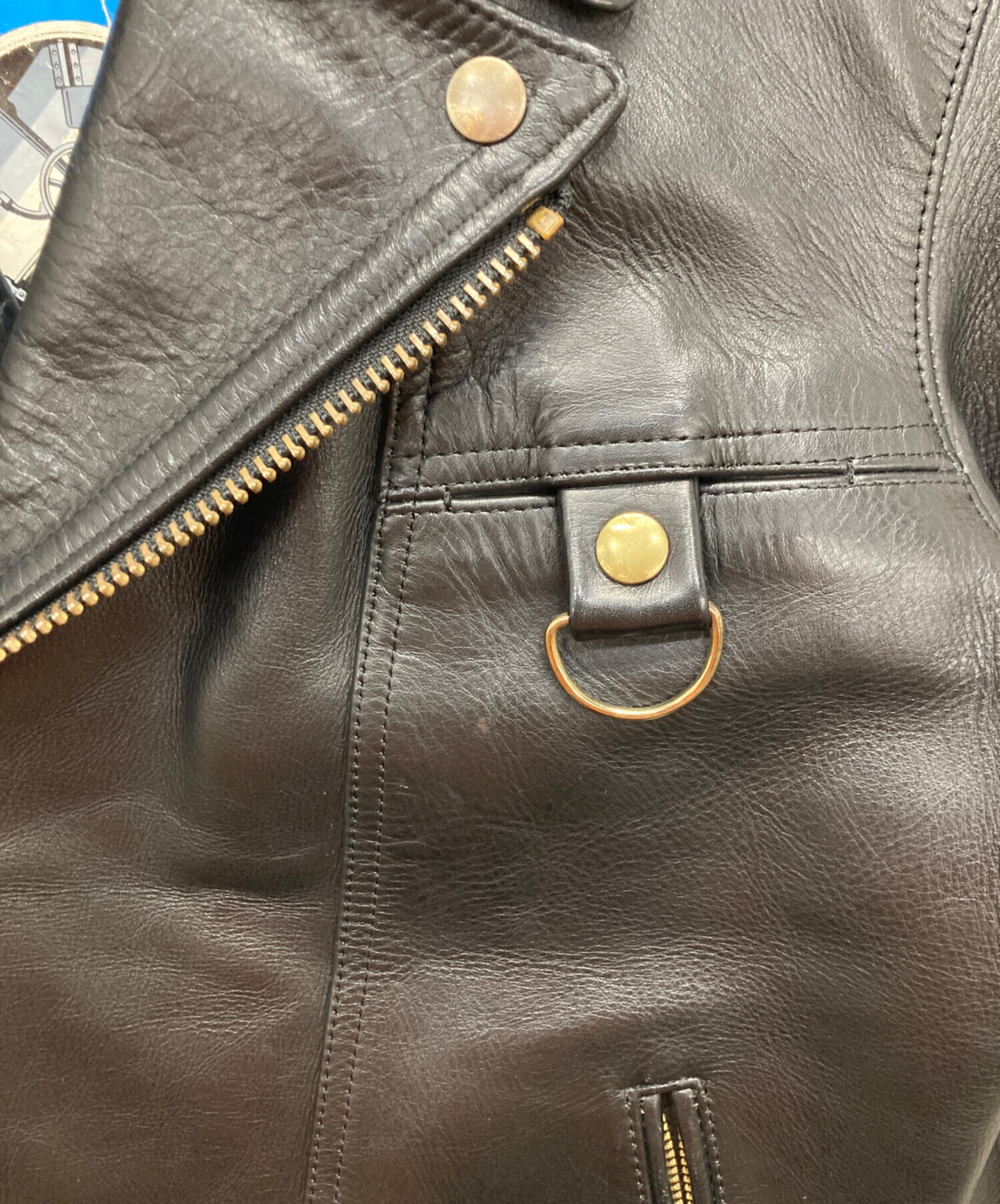 中古・古着通販】PHENOMENON (フェノメノン) レザーダブルライダース