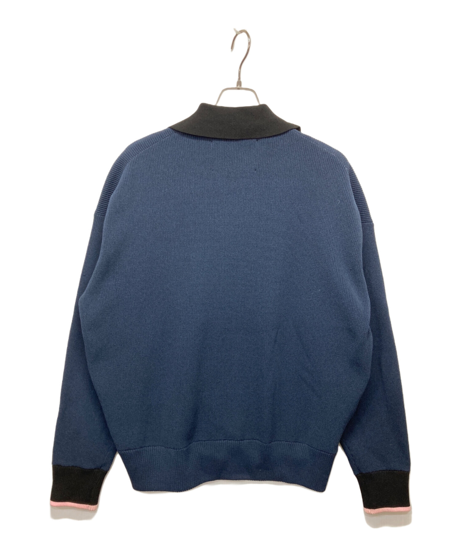 中古・古着通販】LOGAN (ローガン) 別注ニットカーディガン ネイビー