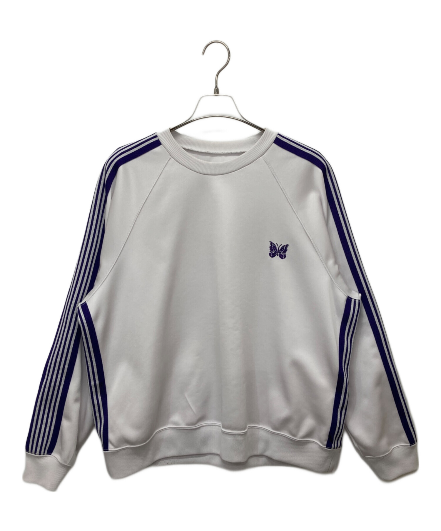【未使用 限定品】Needles Track Crew Neck Shirt 中古・古着通販】Needles (ニードルズ) TRACK CREW NECK SHIRT グレー
