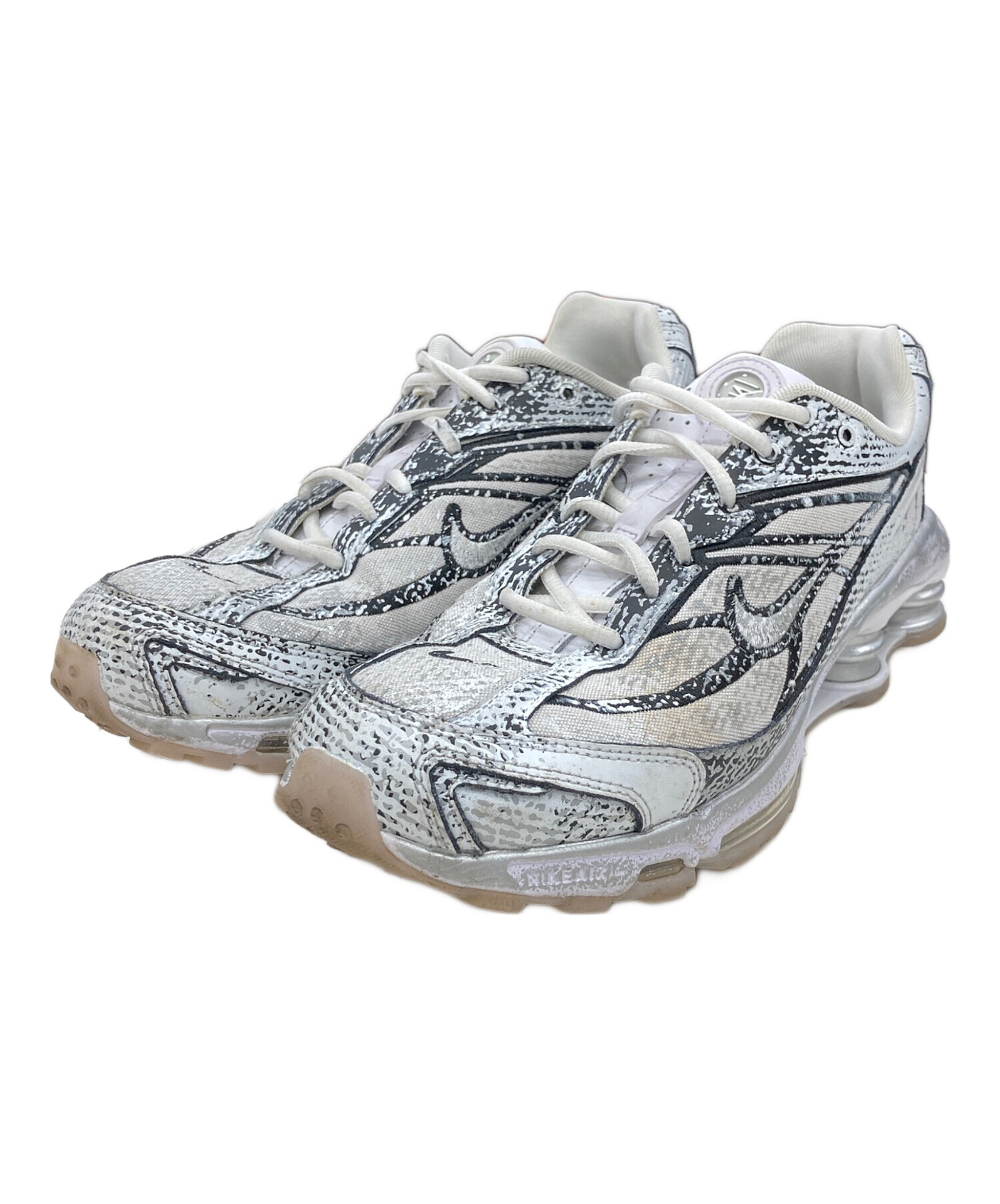中古・古着通販】NIKE (ナイキ) SHOX RIDE 2 WHITE/MTLC PLATINUM