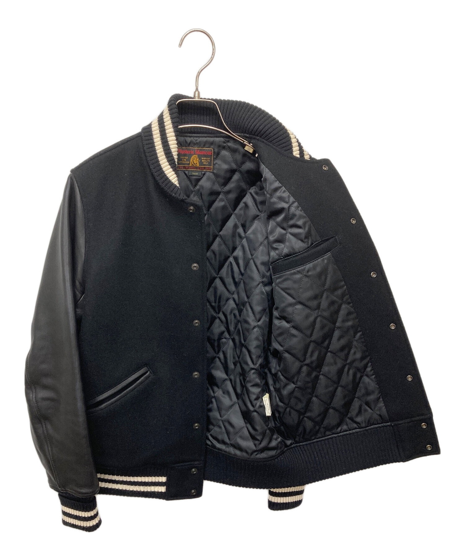 【美品•希少】ヒステリックグラマー/スタジャン/袖羊革 中古・古着通販】Hysteric Glamour (ヒステリックグラマー) 袖レザー