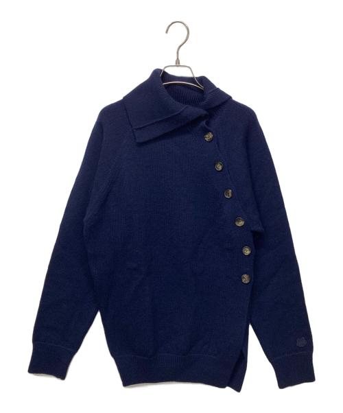 中古・古着通販】KENZO (ケンゾー) デザインボタンニット ネイビー