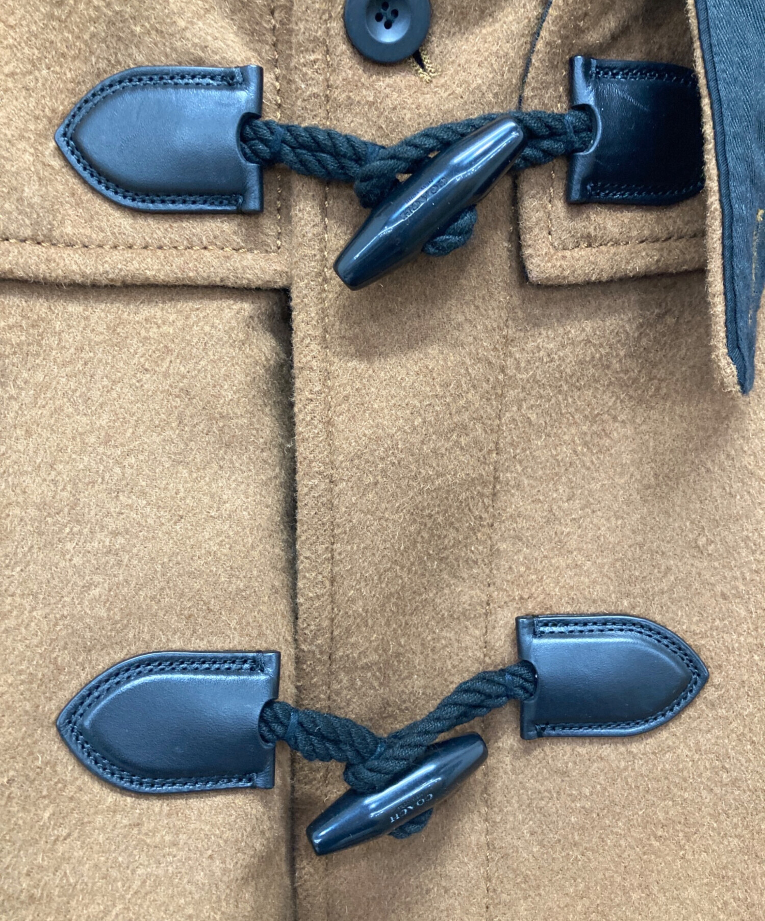 中古・古着通販】COACH (コーチ) WOOL DUFFLE/ダッフルコート キャメル