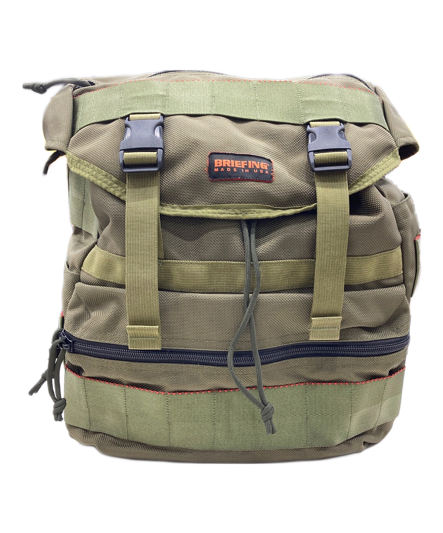 中古・古着通販】BRIEFING (ブリーフィング) SIMPLE FLAP モスグリーン