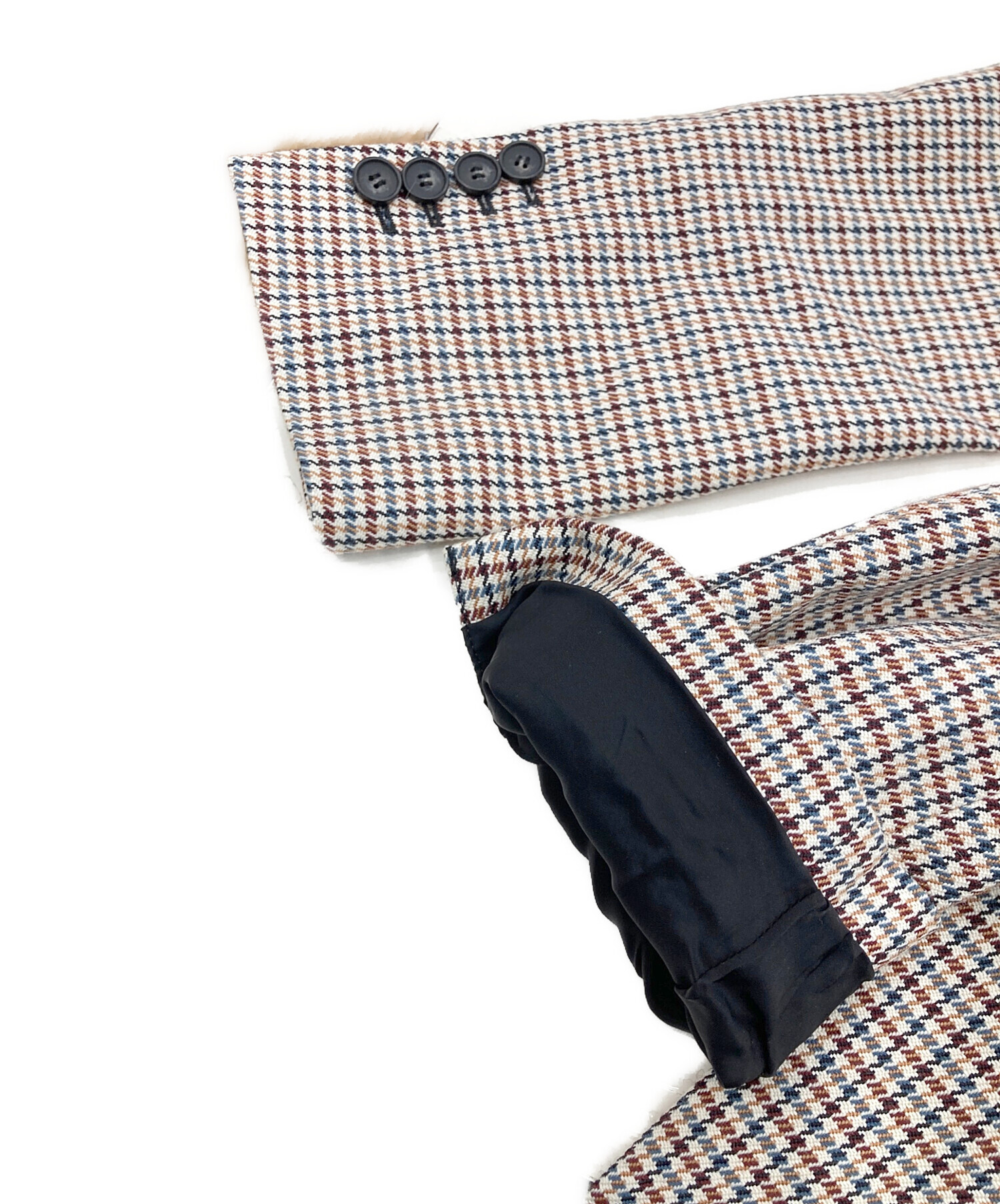 中古・古着通販】theory (セオリー) ハウンドトゥースダブルロング