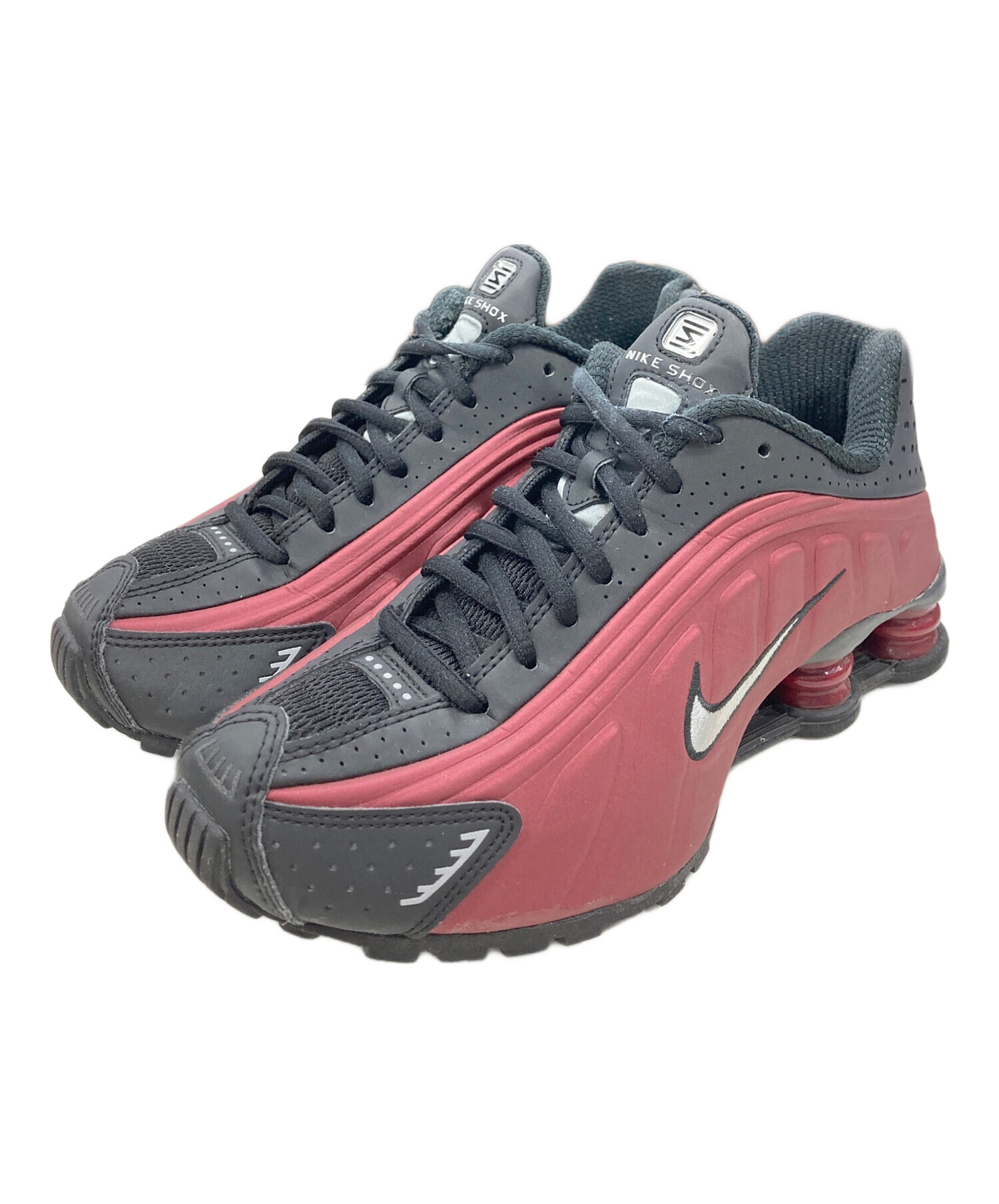 中古・古着通販】NIKE (ナイキ) Shox R4 レッド サイズ:22.5cm 