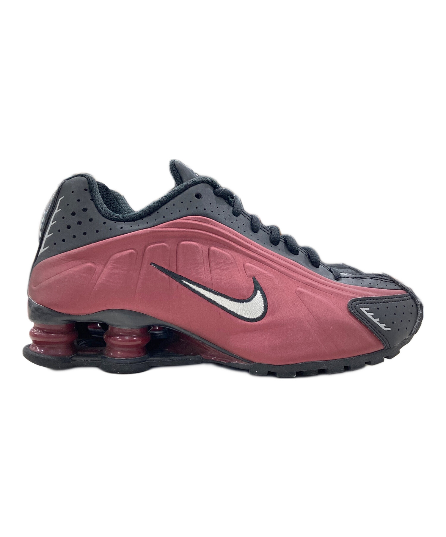 中古・古着通販】NIKE (ナイキ) Shox R4 レッド サイズ:22.5cm 