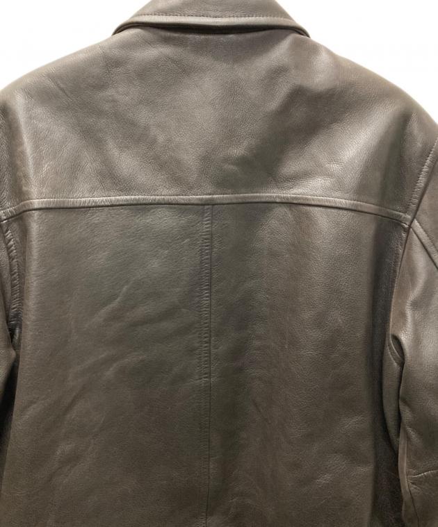 た*る様 90s〜　columbia　レザージャケット　フルジップ　古着　ブラウ 中古・古着通販】Columbia (コロンビア) 90'sレザージャケット