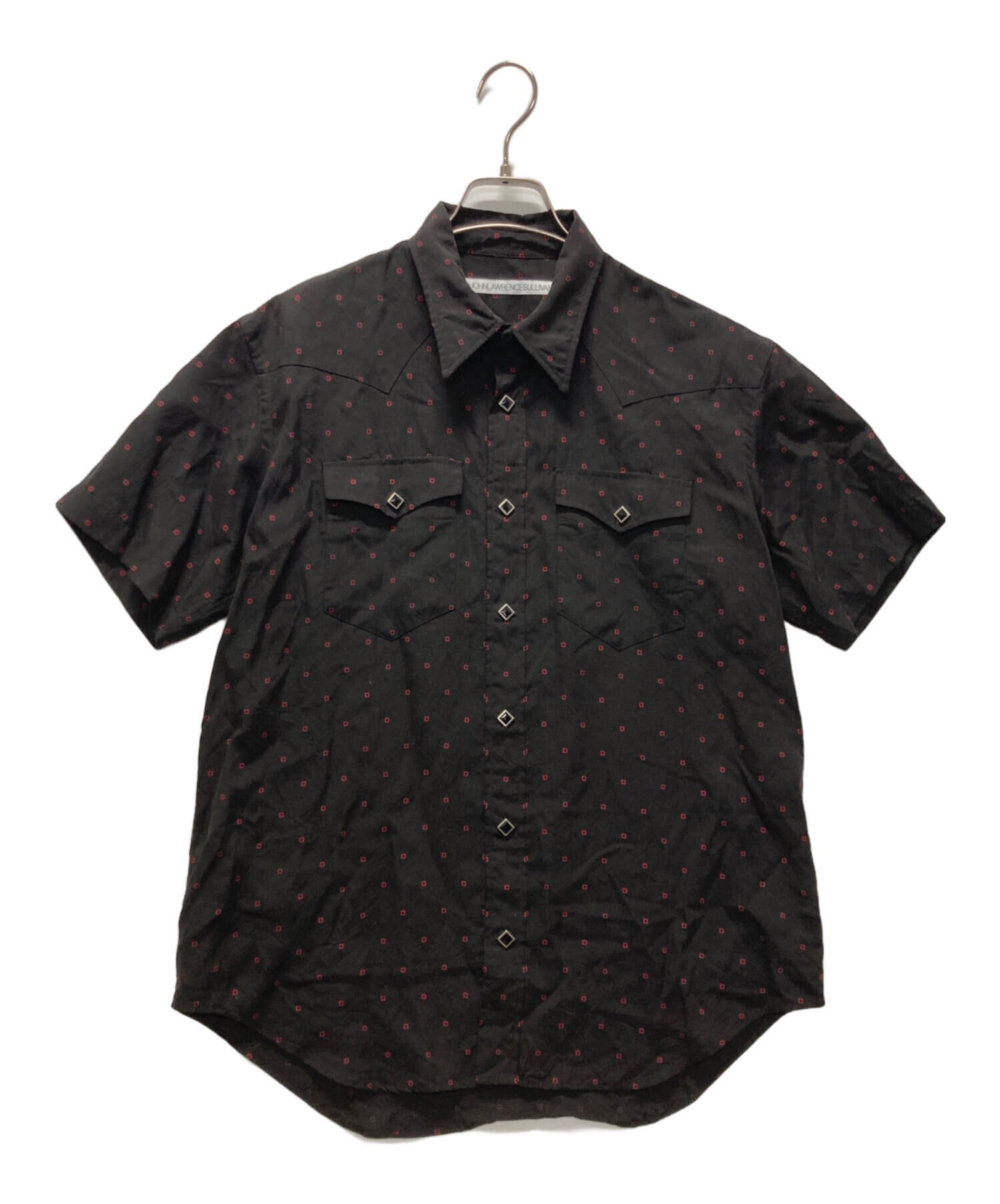 トップス 00s JOHNLAWRENCESULLIVAN Frill Shirt BLK 中古・古着通販】JOHN LAWRENCE SULLIVAN (ジョン ローレンス サリバン