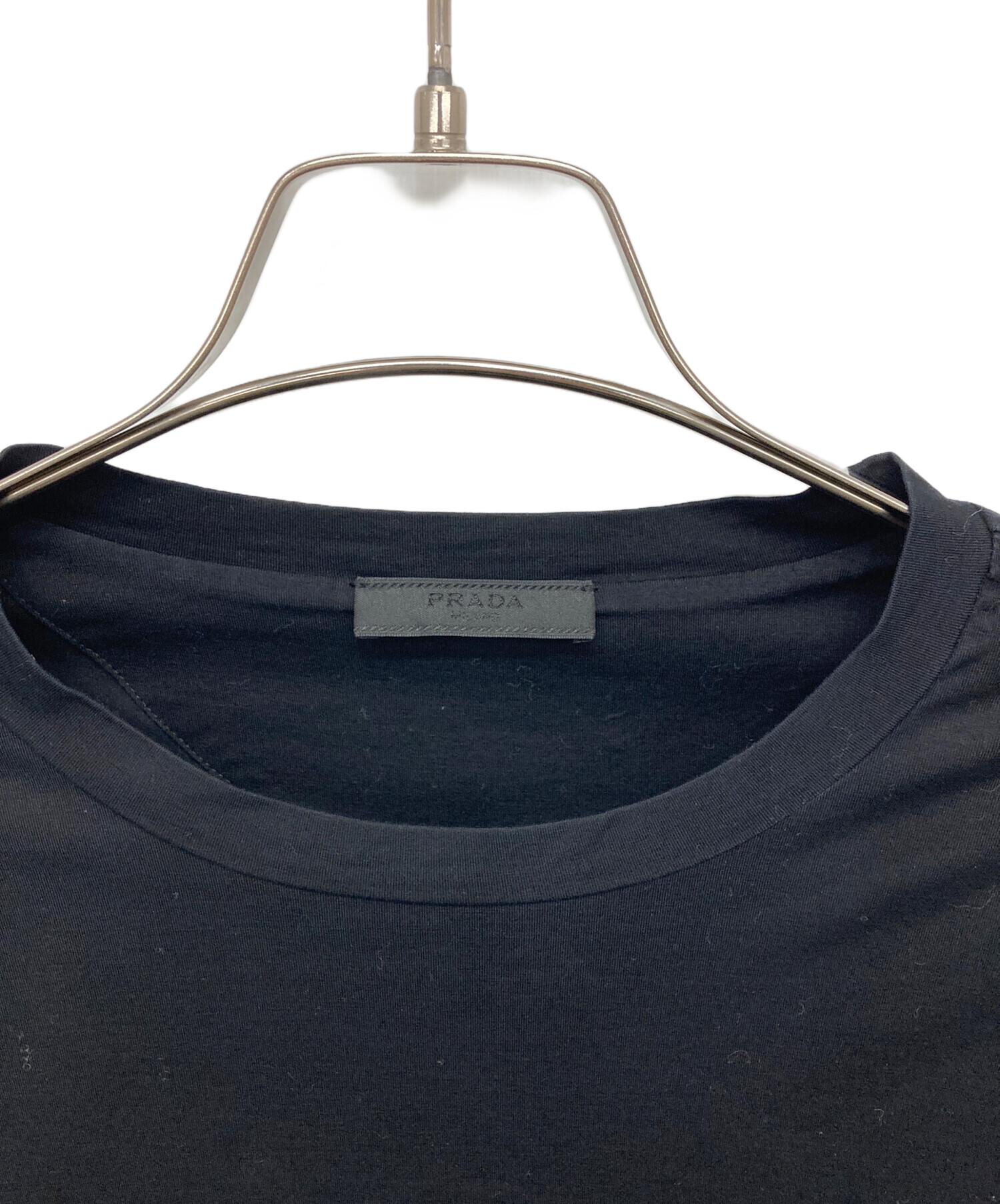 中古・古着通販】PRADA (プラダ) 裾ロゴロングスリーブカットソー