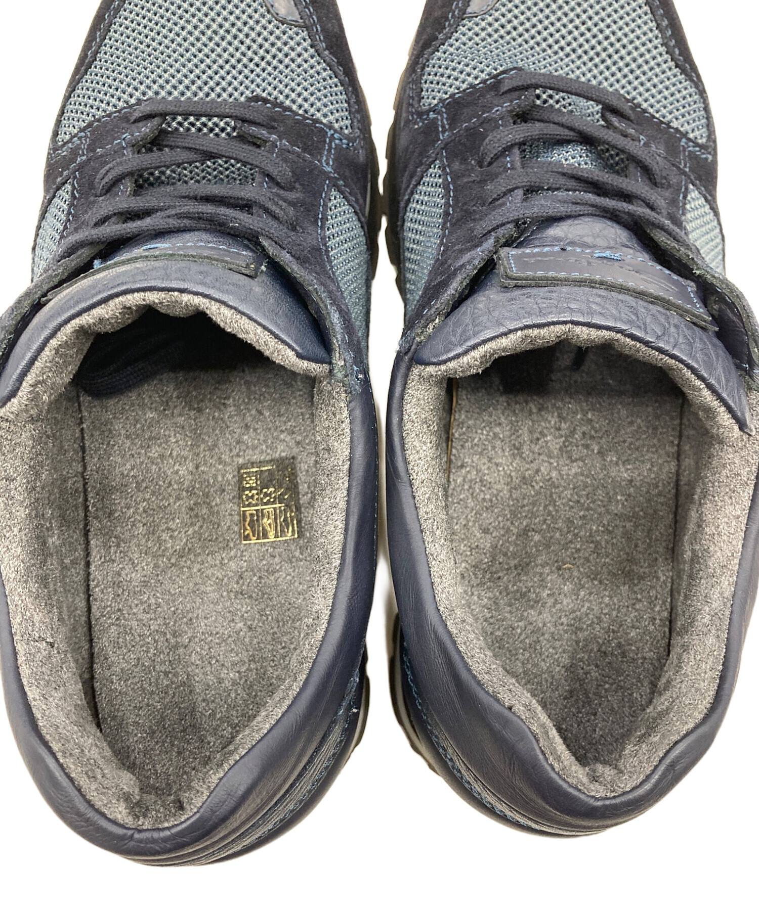 中古・古着通販】Santoni (サントーニ) スウェードスニーカー ネイビー