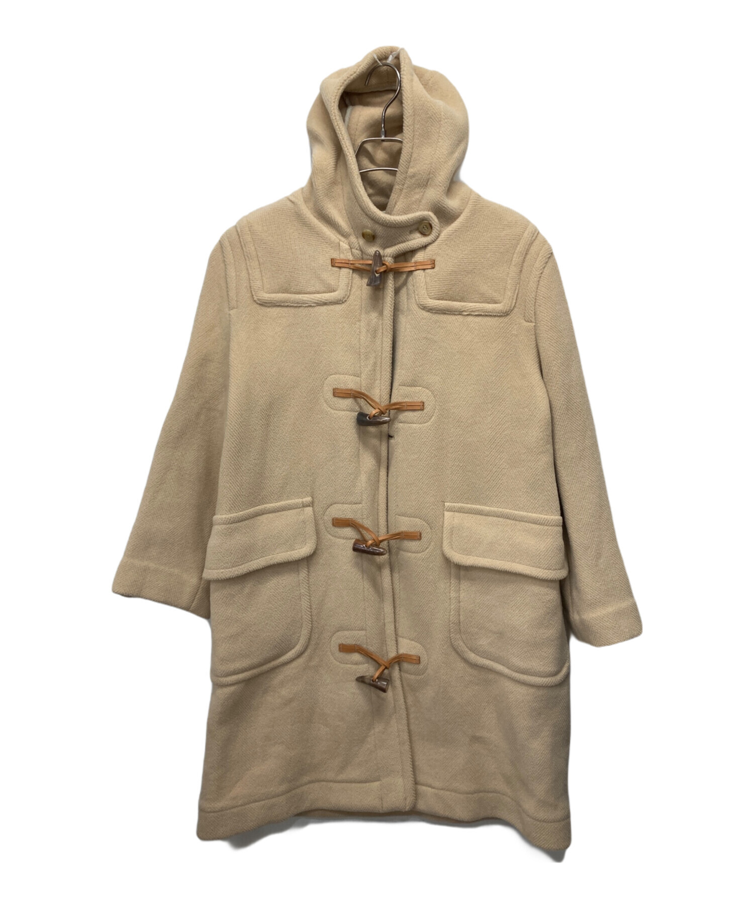 オールドイングランド ダッフルコート ヘリンボーン ベージュ M相当 OLD ENGLAND】オールドイングランド ヘリンボーンダッフルコート