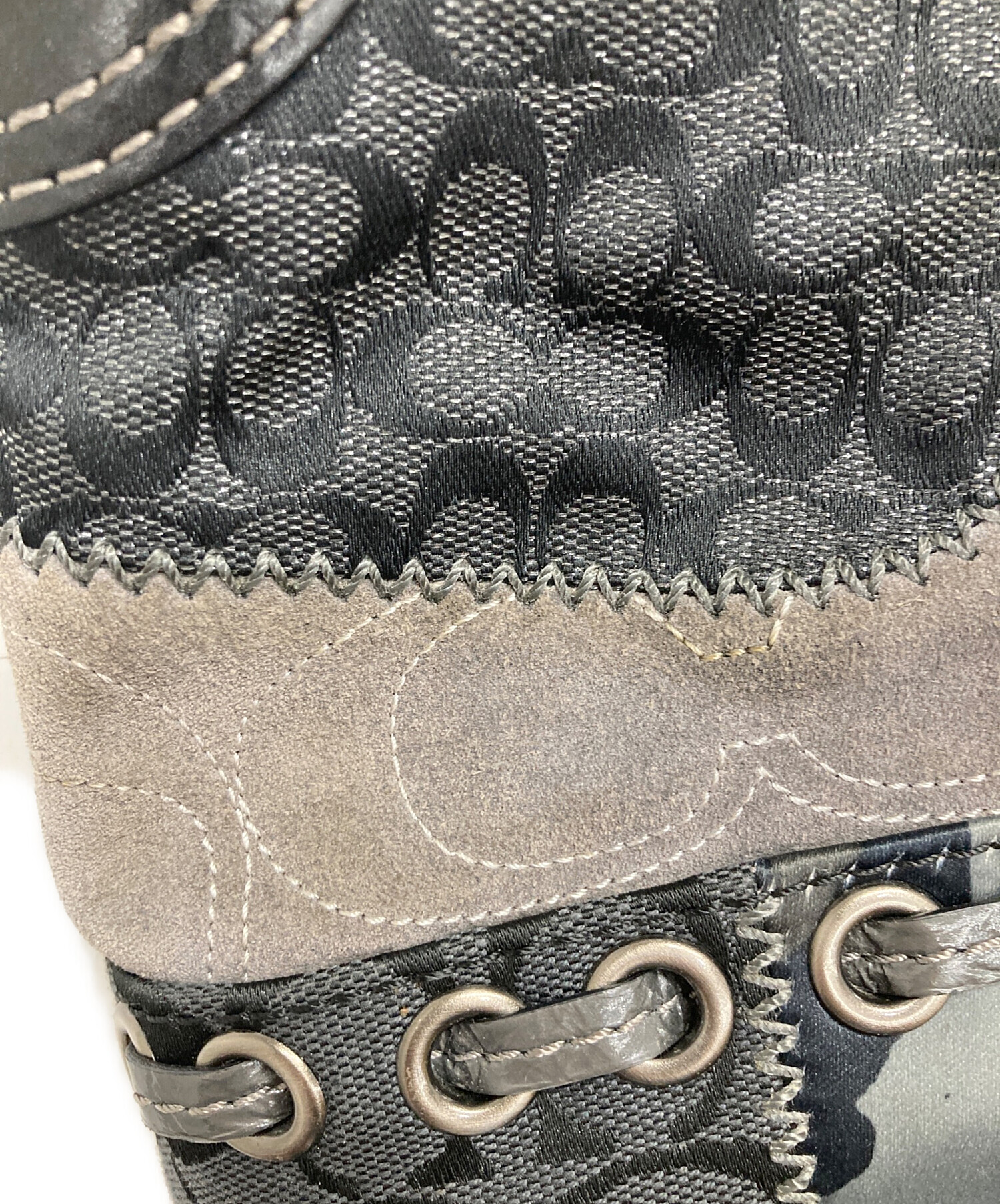 〔新品未使用〕COACH パッチワークショルダーバッグ 中古・古着通販】COACH (コーチ) パッチワークワンショルダーバッグ