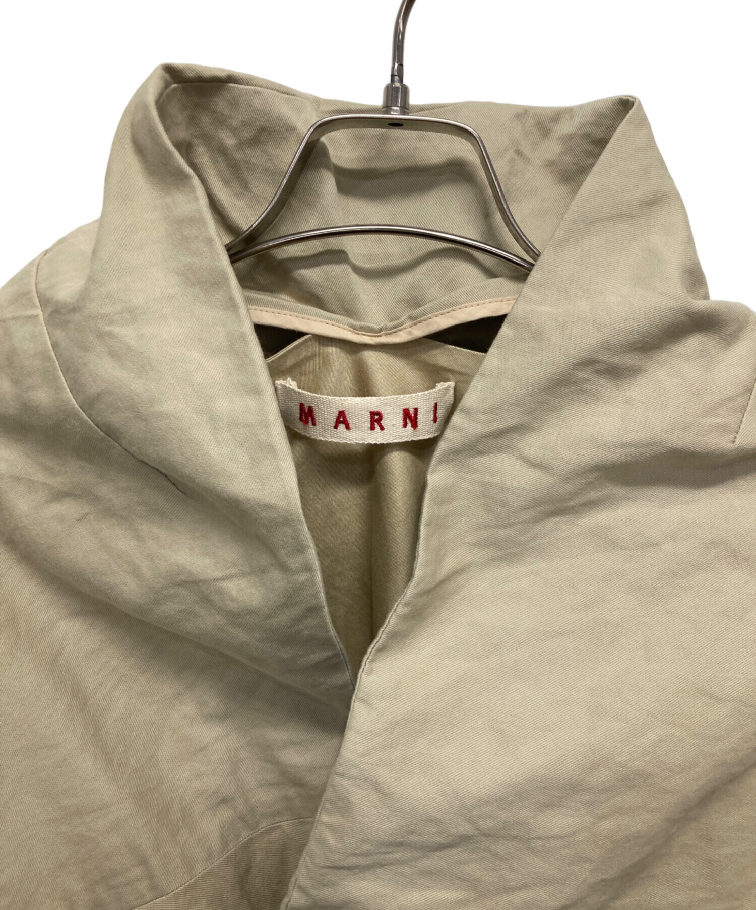 中古・古着通販】MARNI (マルニ) 着物ロングコート ベージュ サイズ:40 