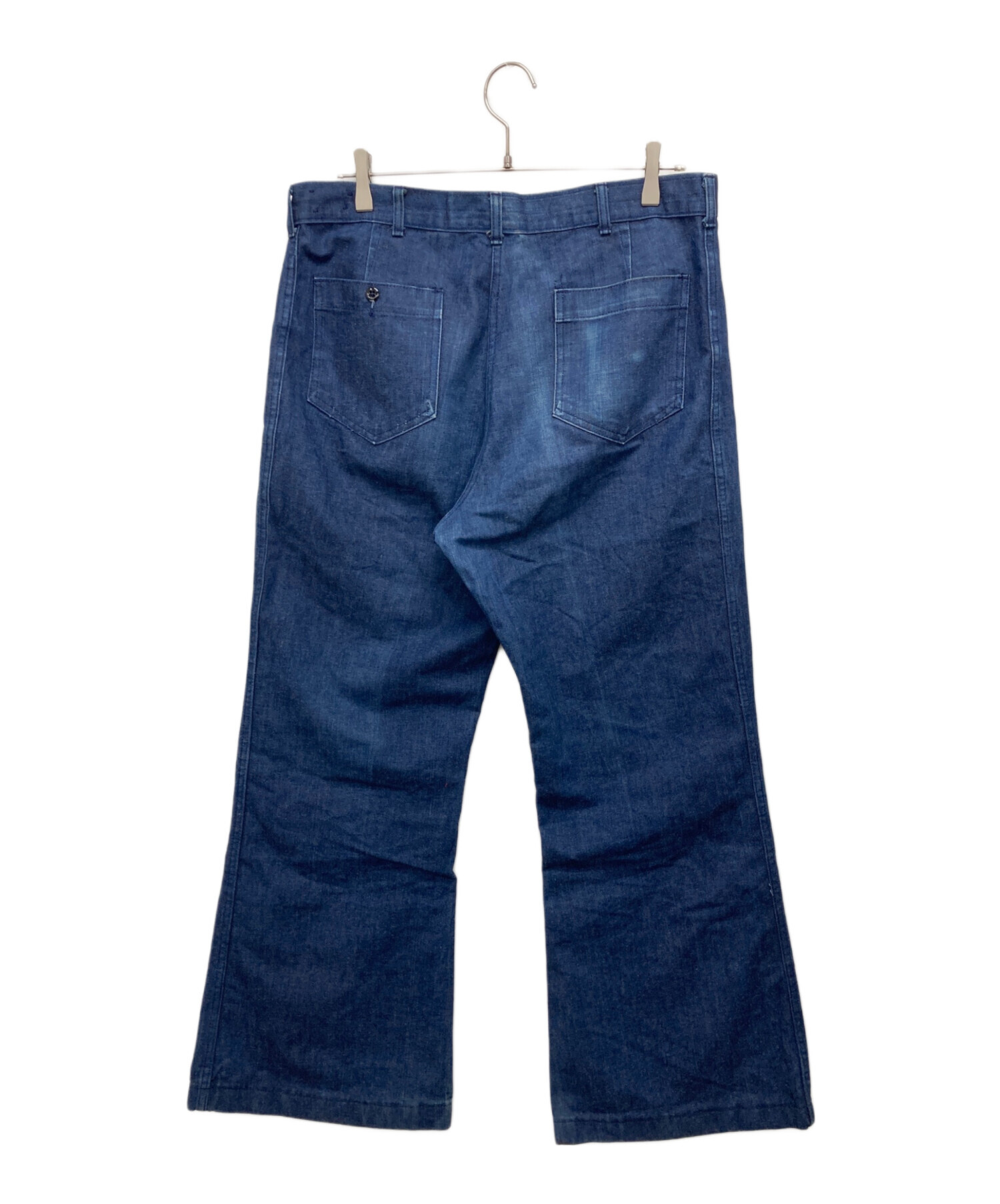 ヴィンテージセーラーパンツUSNAVY80'ワイドパンツ 中古・古着通販】U'S NAVY (アメリカ海軍) 80'sデニムセーラーパンツ