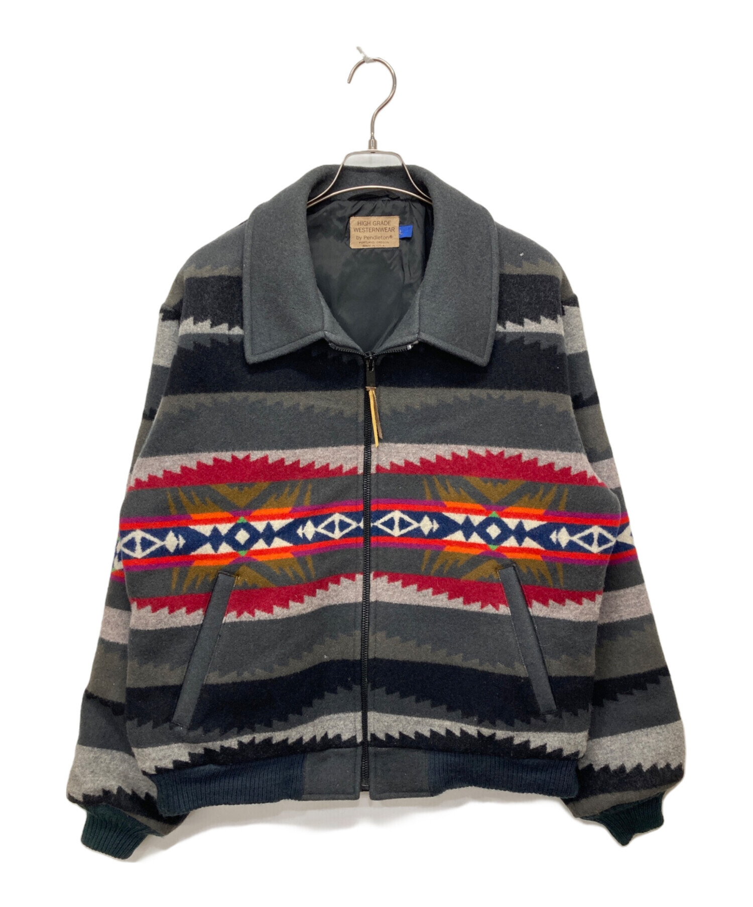 中古・古着通販】PENDLETON (ペンドルトン) ネイティブ柄ジップ