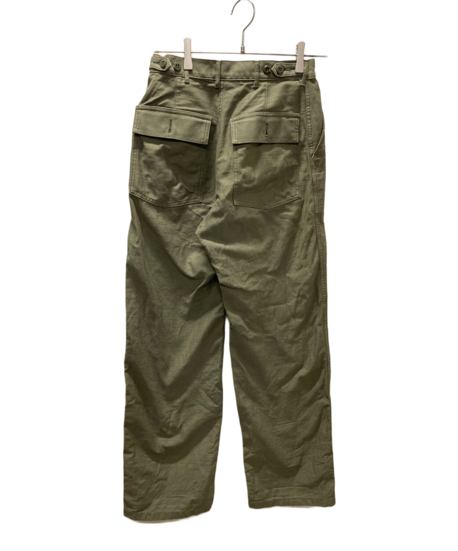 中古・古着通販】HYKE (ハイク) BACK SATIN BAKER PANTS/ベイカー