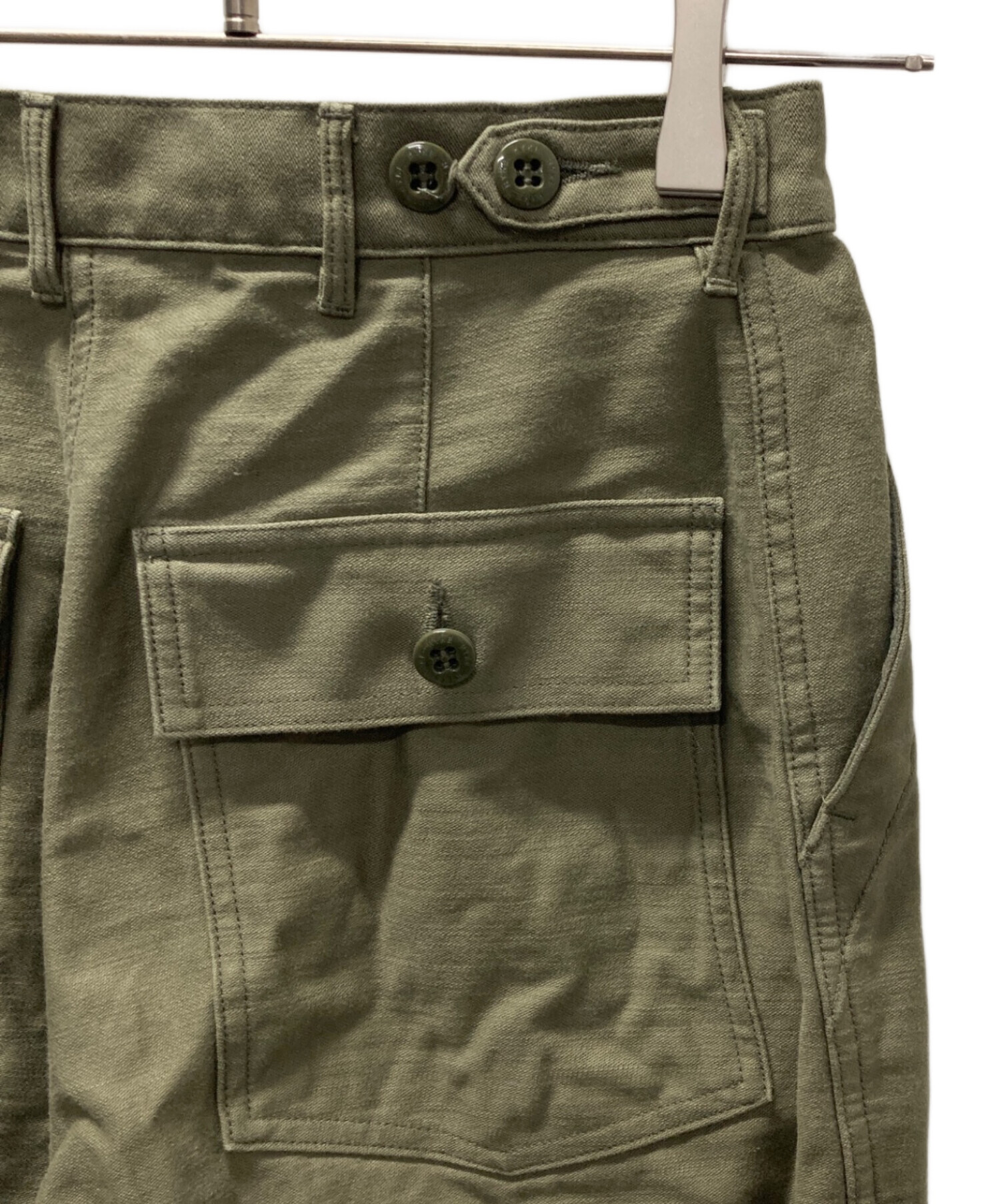 中古・古着通販】HYKE (ハイク) BACK SATIN BAKER PANTS/ベイカー