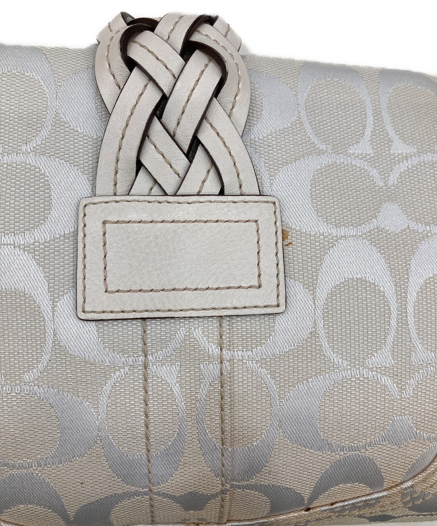 中古・古着通販】COACH (コーチ) シグネチャーワンショルダーバッグ