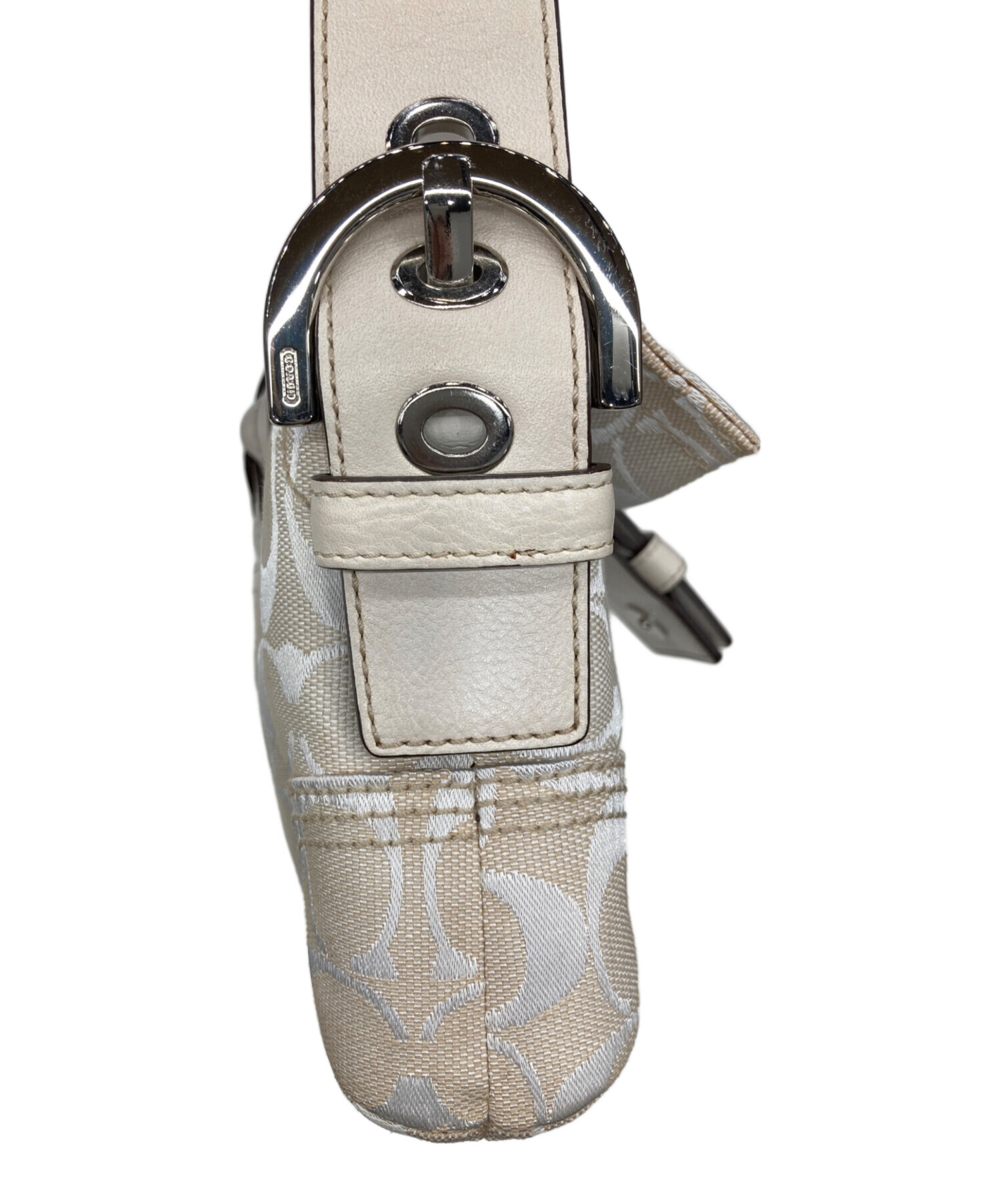 中古・古着通販】COACH (コーチ) シグネチャーワンショルダーバッグ