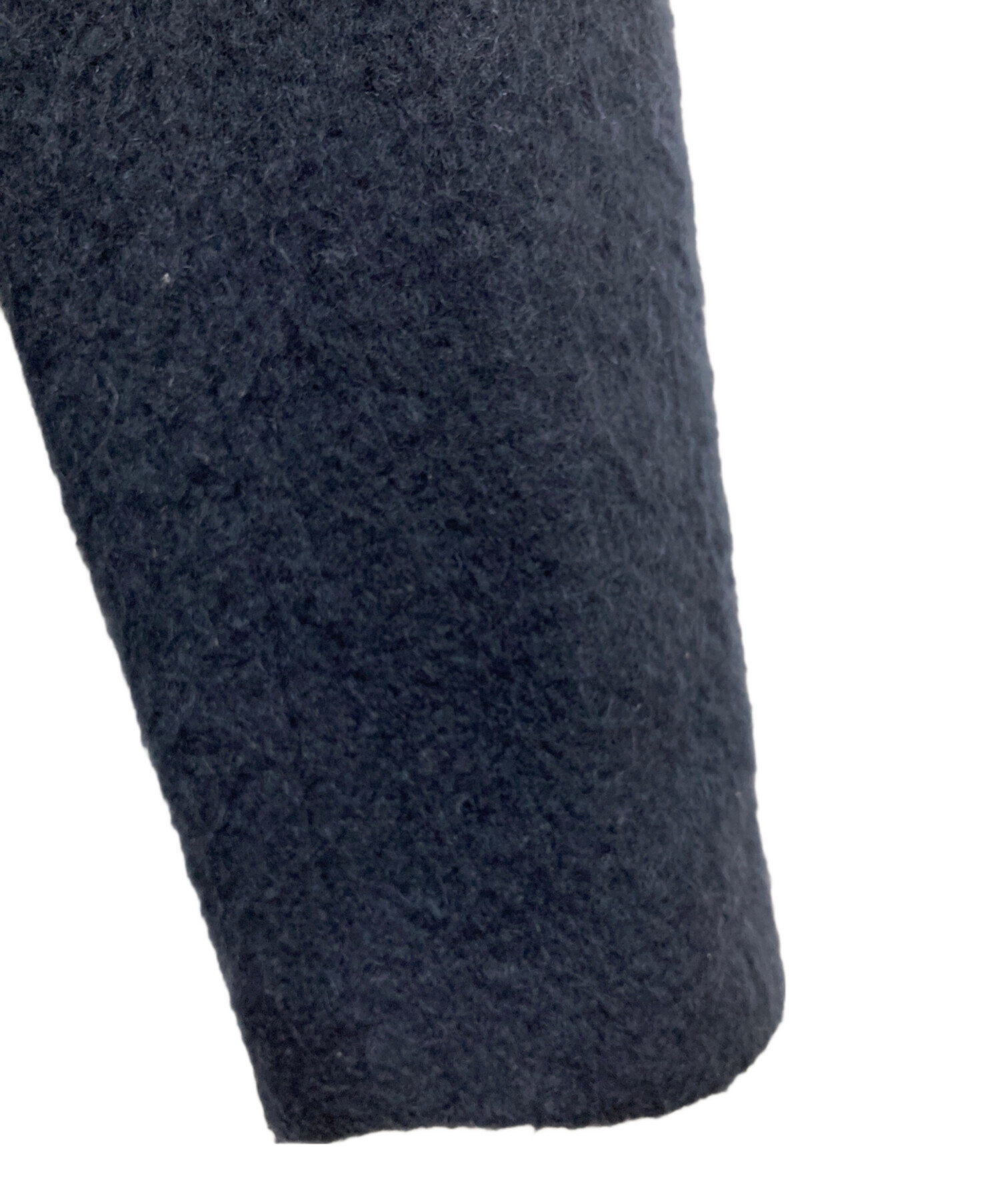 中古・古着通販】IENA (イエナ) ウールモヘヤシャギーコート ネイビー