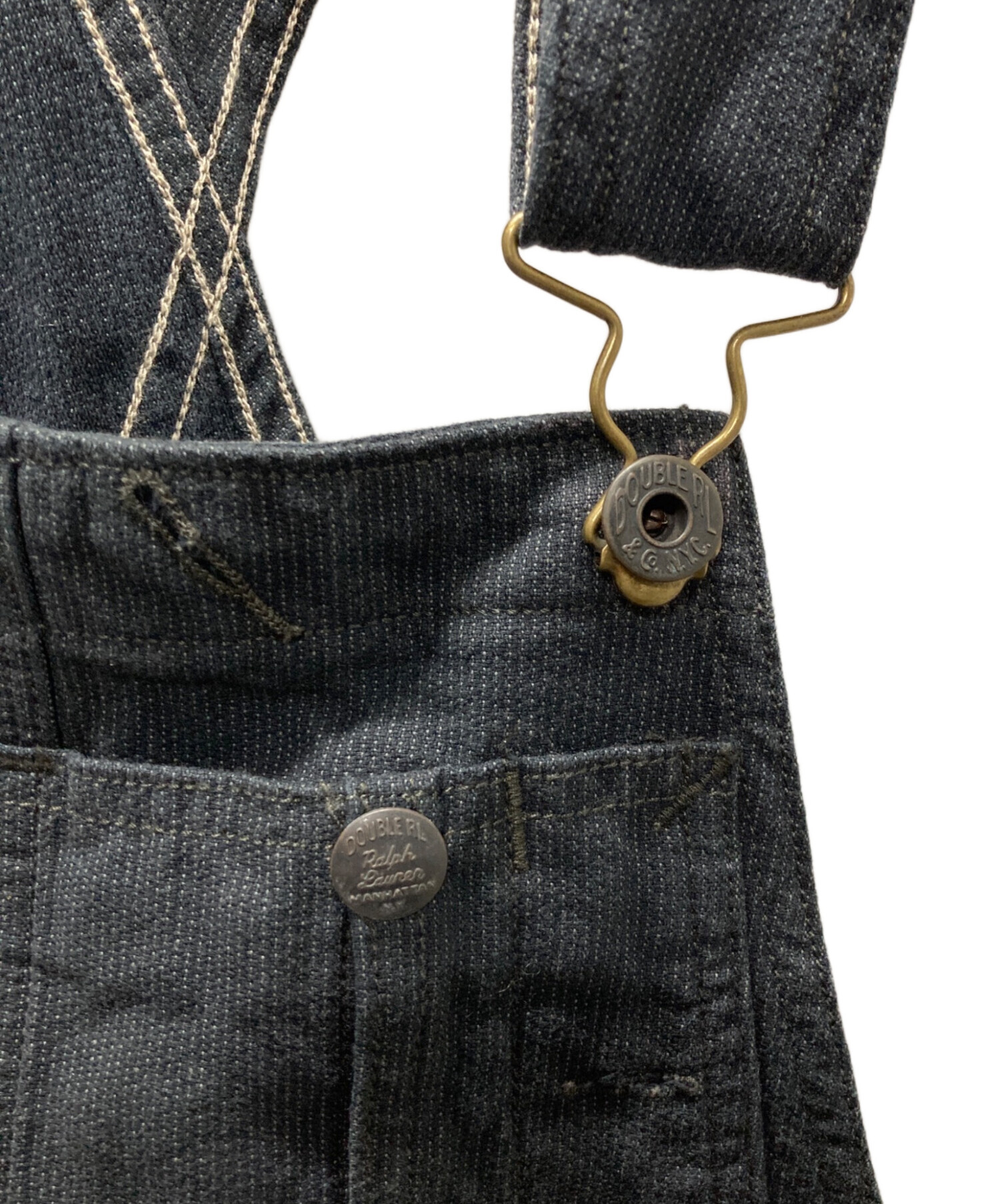 中古・古着通販】RRL (ダブルアールエル) コットンオーバーオール