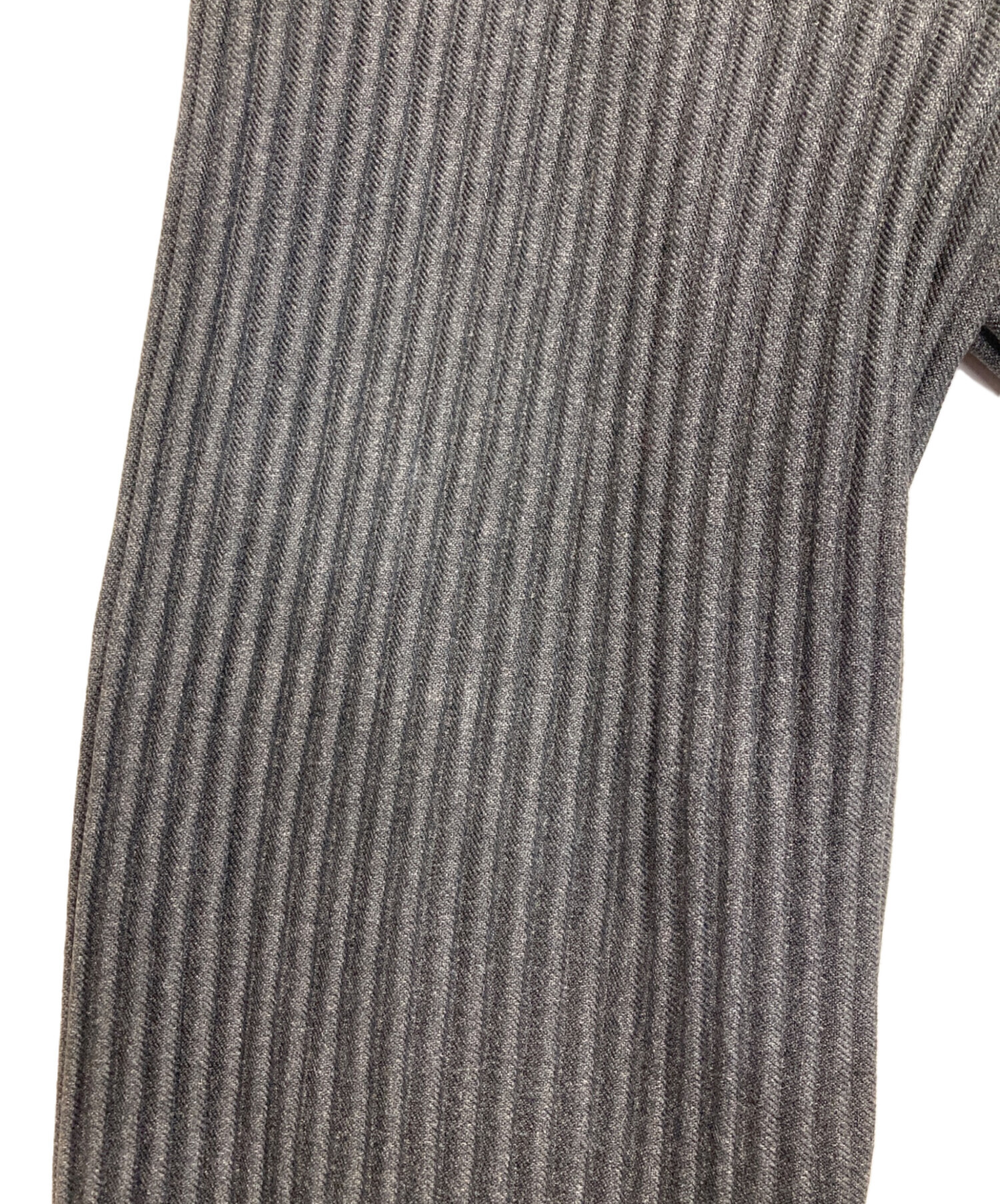HOMME PLISSE オムプリッセ マフラー  グレー 【古着】【中古】【送料無料】 中古・古着通販】HOMME PLISSE ISSEY MIYAKE (オム プリッセ イッセイ