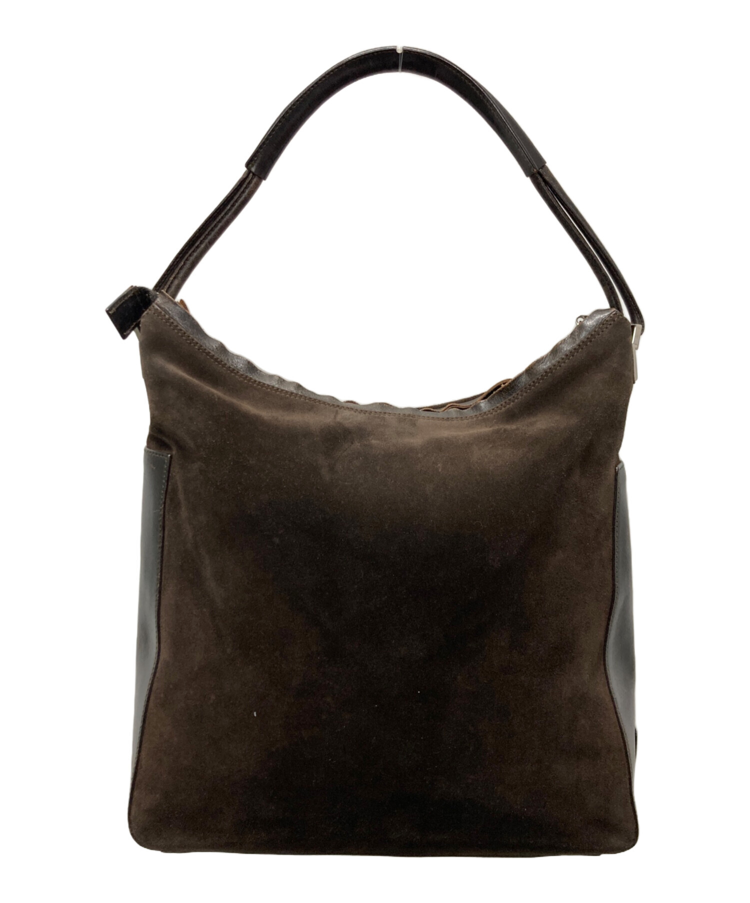 中古・古着通販】GUCCI (グッチ) スウェードワンショルダーバッグ 