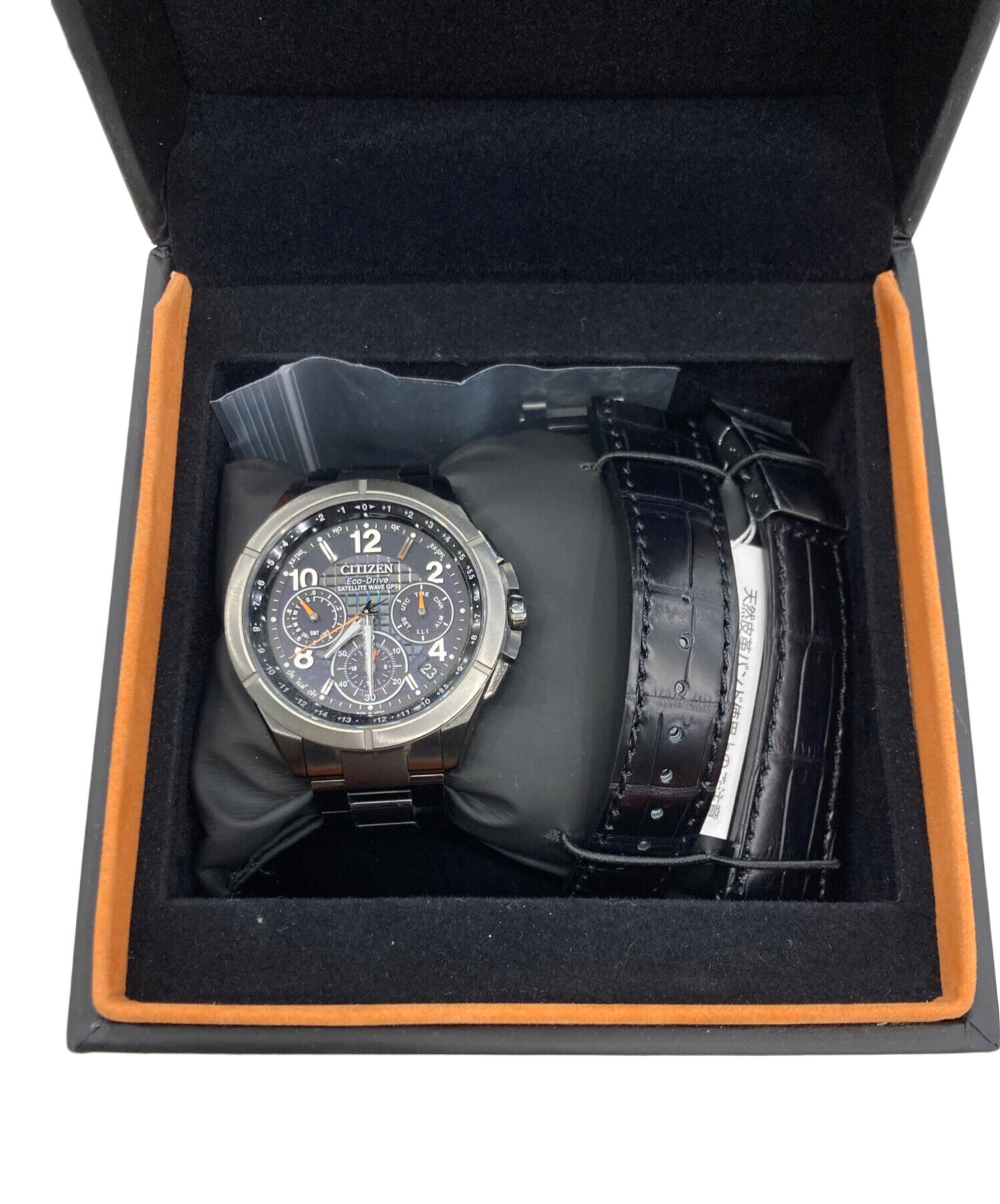 シチズンアデッサ    中古 中古・古着通販】CITIZEN (シチズン) ATTESA/アテッサ 腕時計 ブラック