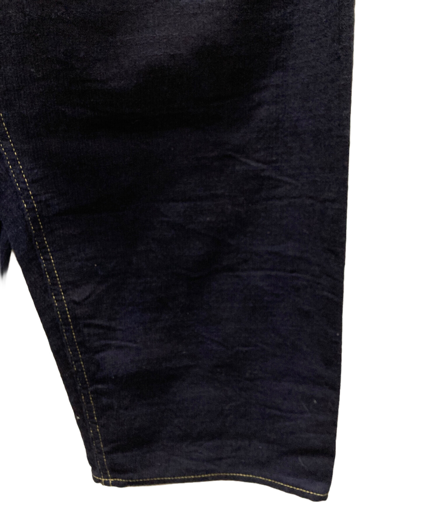 tamaki niime ダークデニム パンツ サイズＬ 中古・古着通販】tamaki niime (タマキ ニイメ) ステッチデニムパンツ