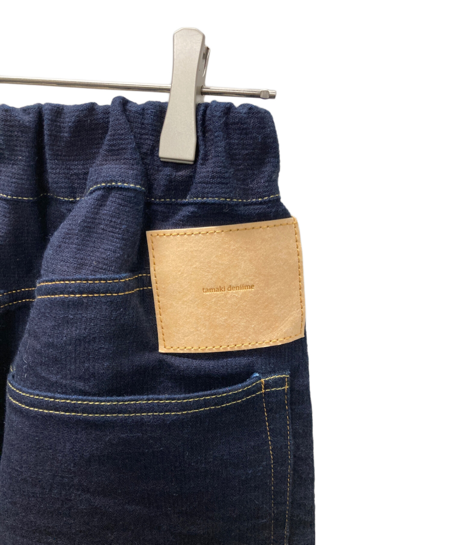 中古・古着通販】tamaki niime (タマキ ニイメ) ステッチデニムパンツ