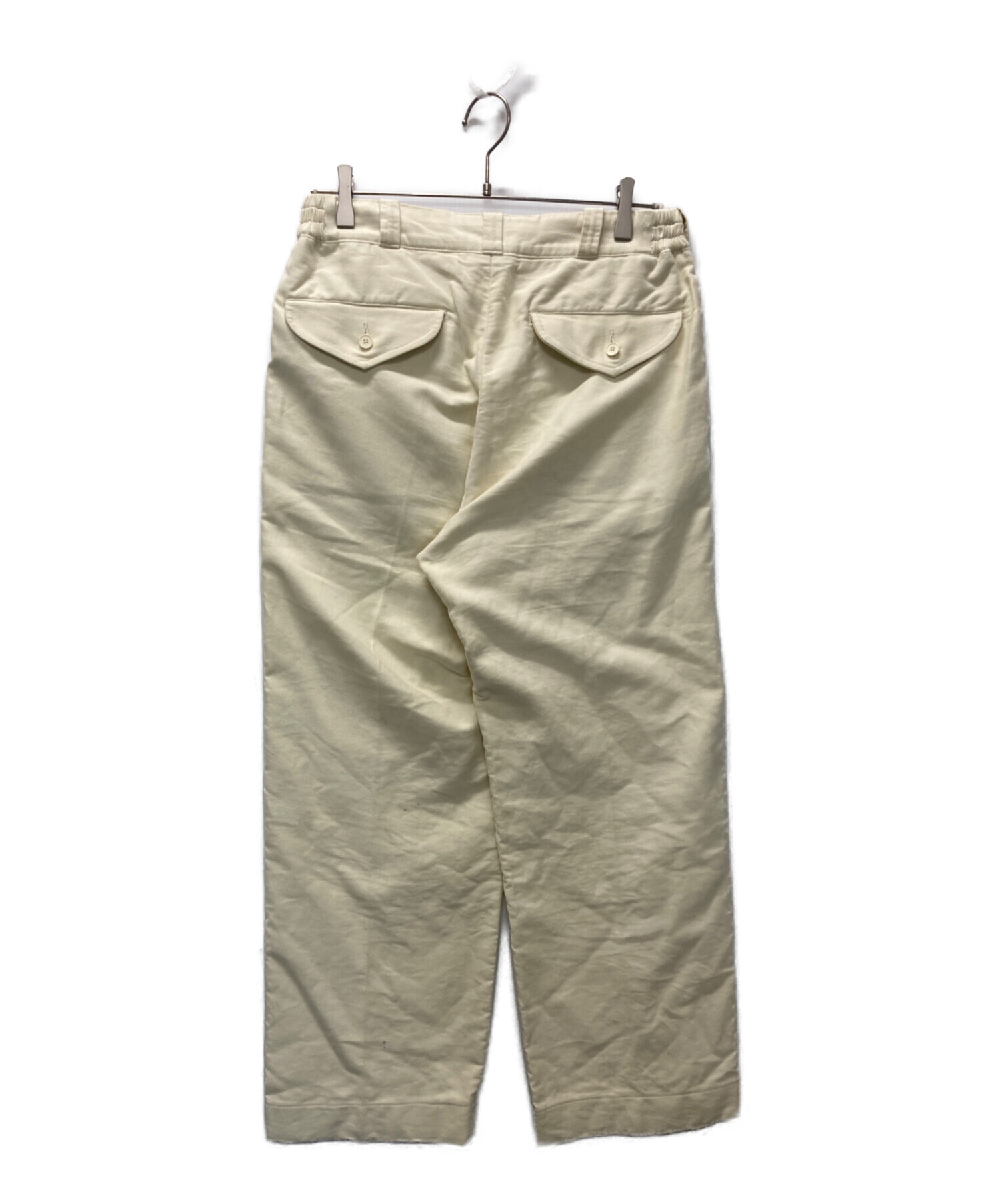 オールドジョー OLDJOE タグ付き  イージーパンツ IVORY 中古・古着通販】OLD JOE BRAND (オールドジョーブランド) FRONT TUCK