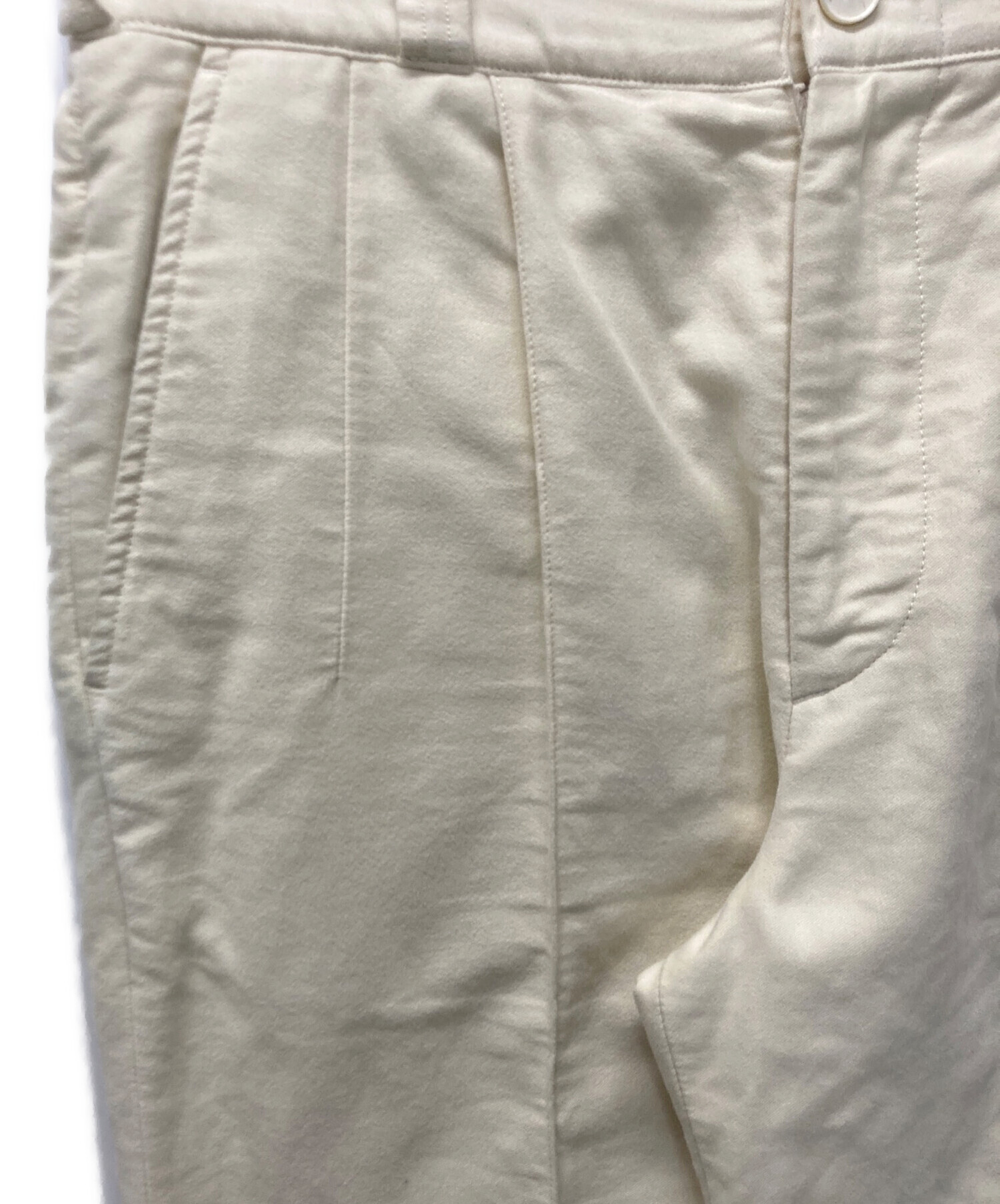 オールドジョー OLDJOE タグ付き  イージーパンツ IVORY 中古・古着通販】OLD JOE BRAND (オールドジョーブランド) FRONT TUCK