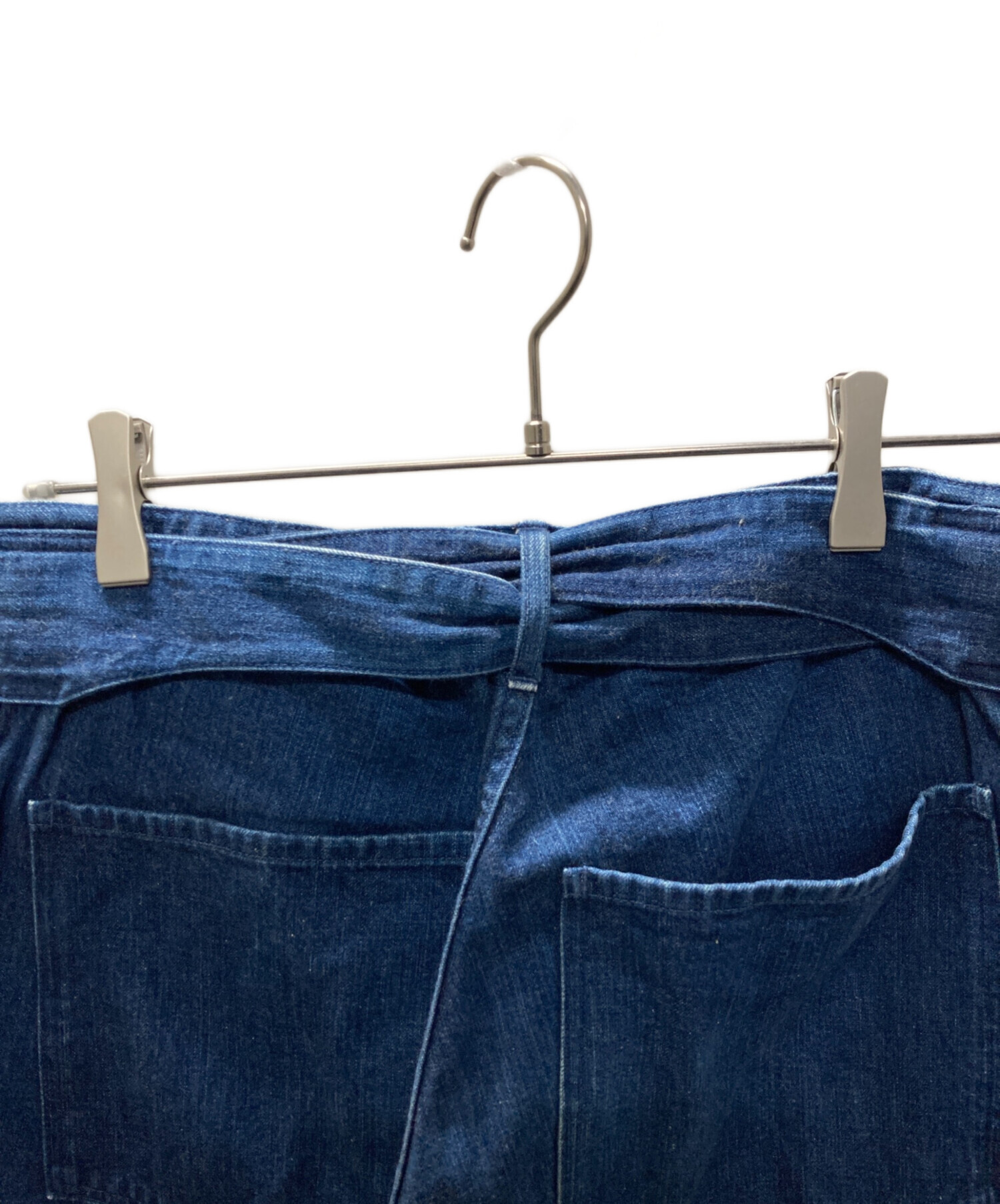 中古・古着通販】COMOLI (コモリ) BELTED DENIM PANTS /デニムパンツ