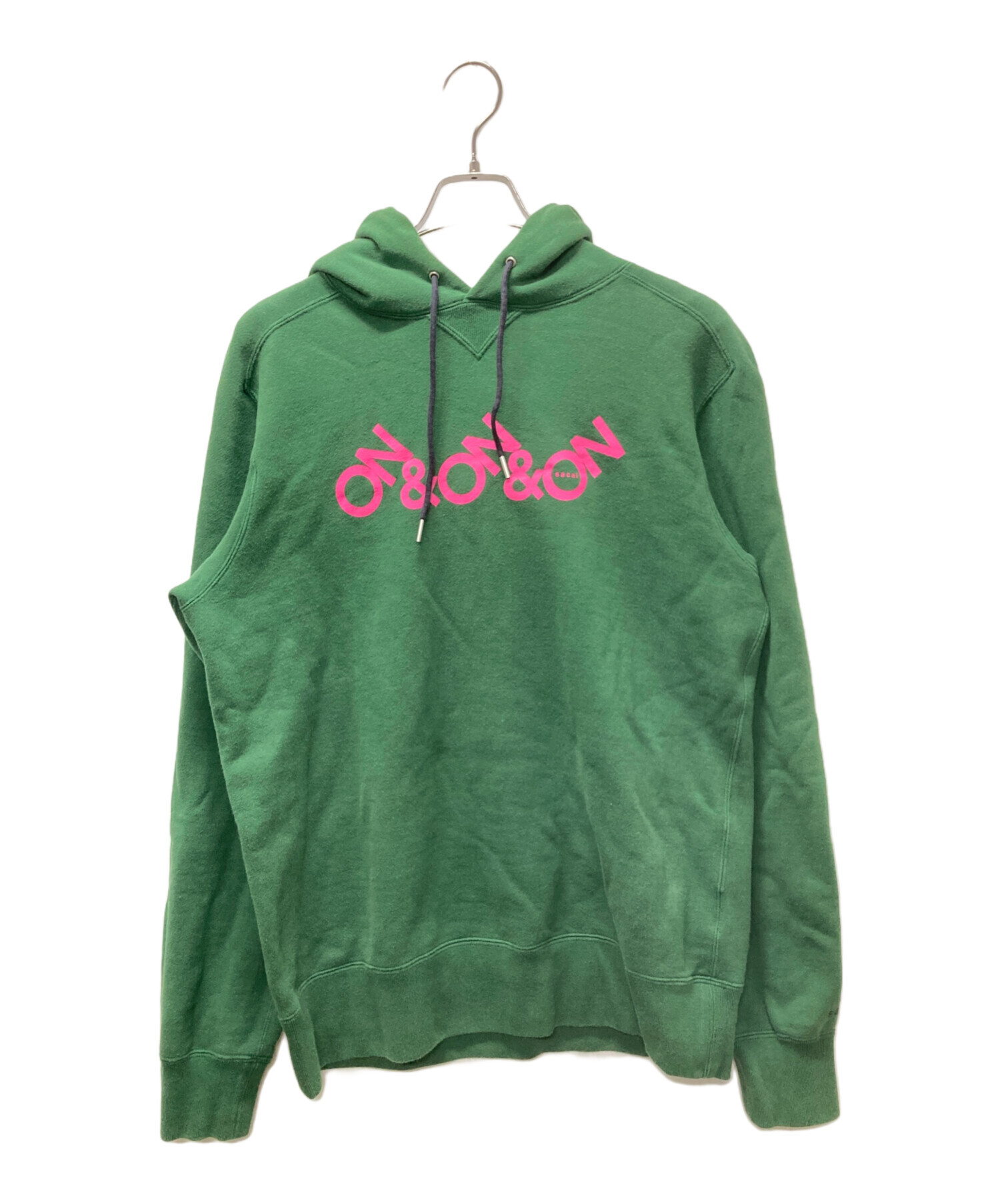 中古・古着通販】sacai (サカイ) On＆On＆On Print Hoodi グリーン