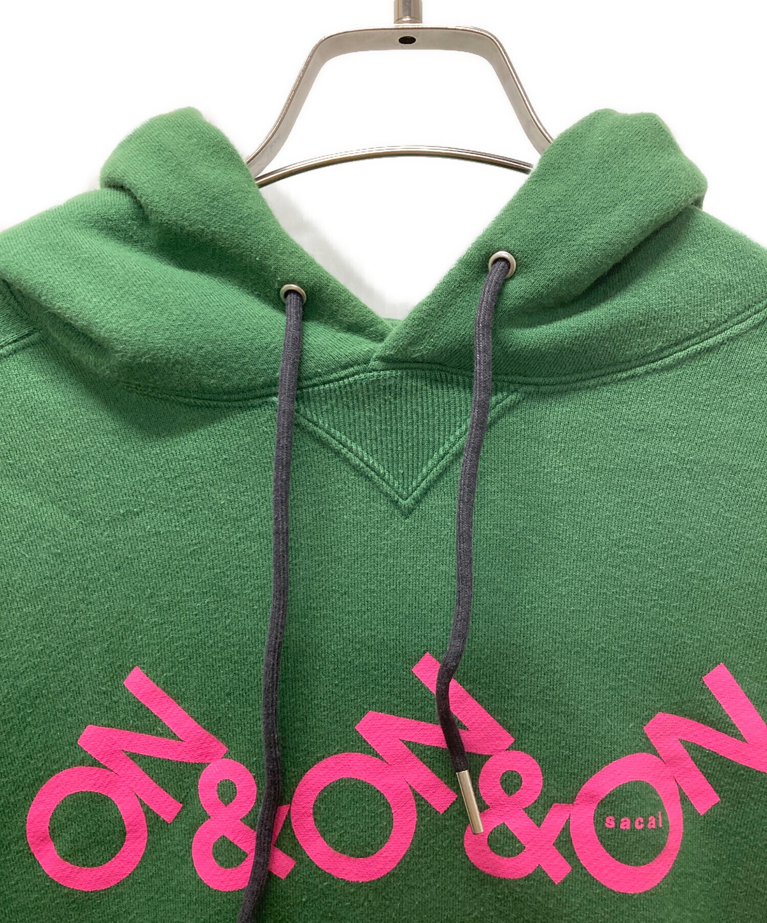 中古・古着通販】sacai (サカイ) On＆On＆On Print Hoodi グリーン
