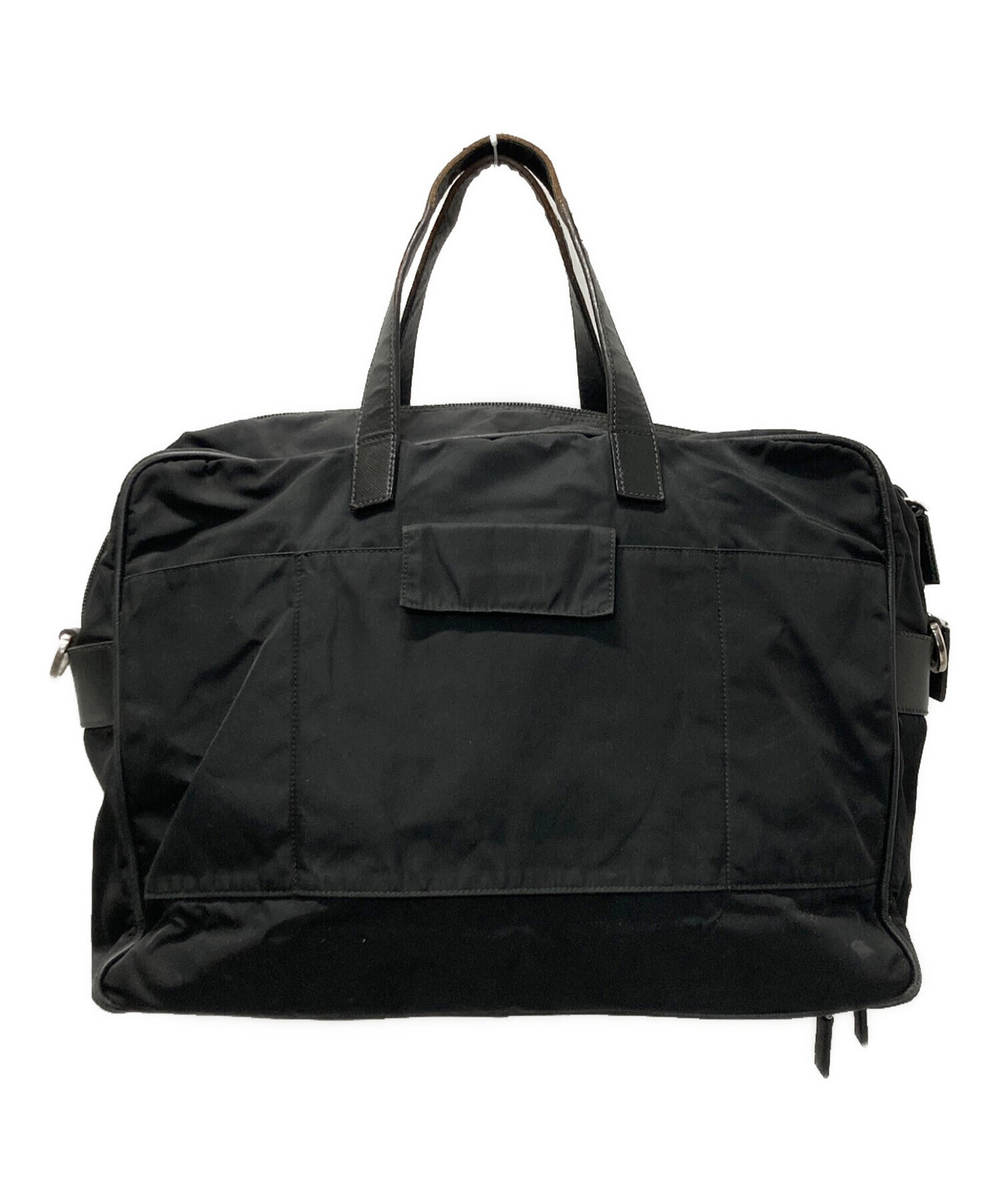 中古・古着通販】PRADA (プラダ) ナイロンブリーフケース ブラック 