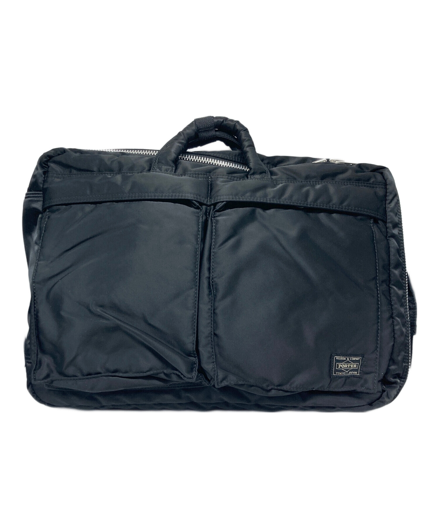 中古・古着通販】PORTER (ポーター) TANKER 3WAY BRIEFCASE ブラック