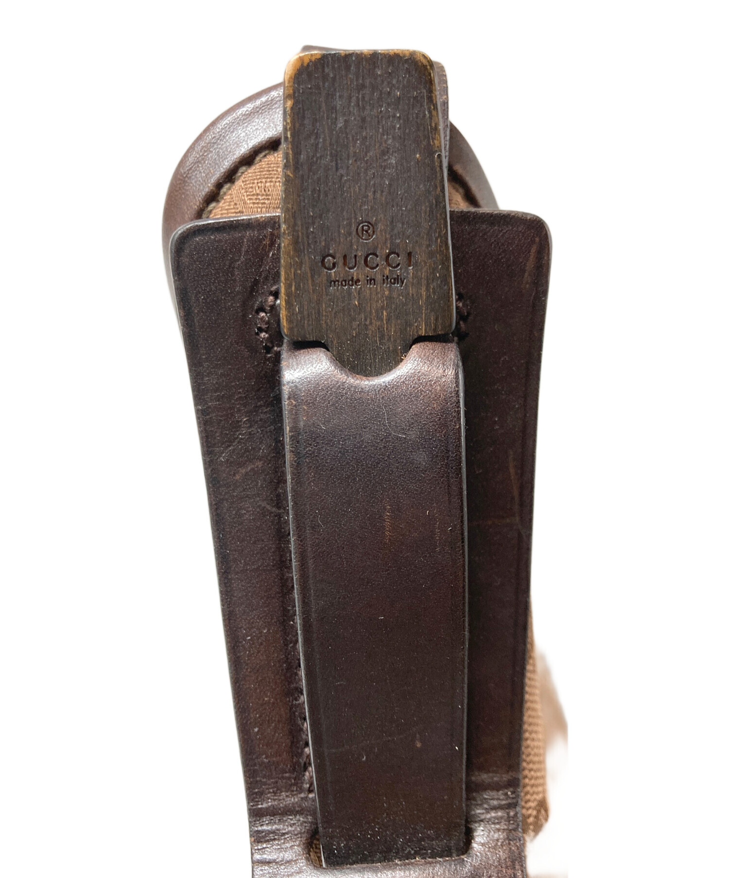 中古・古着通販】GUCCI (グッチ) GGキャンバス ワンショルダーバッグ