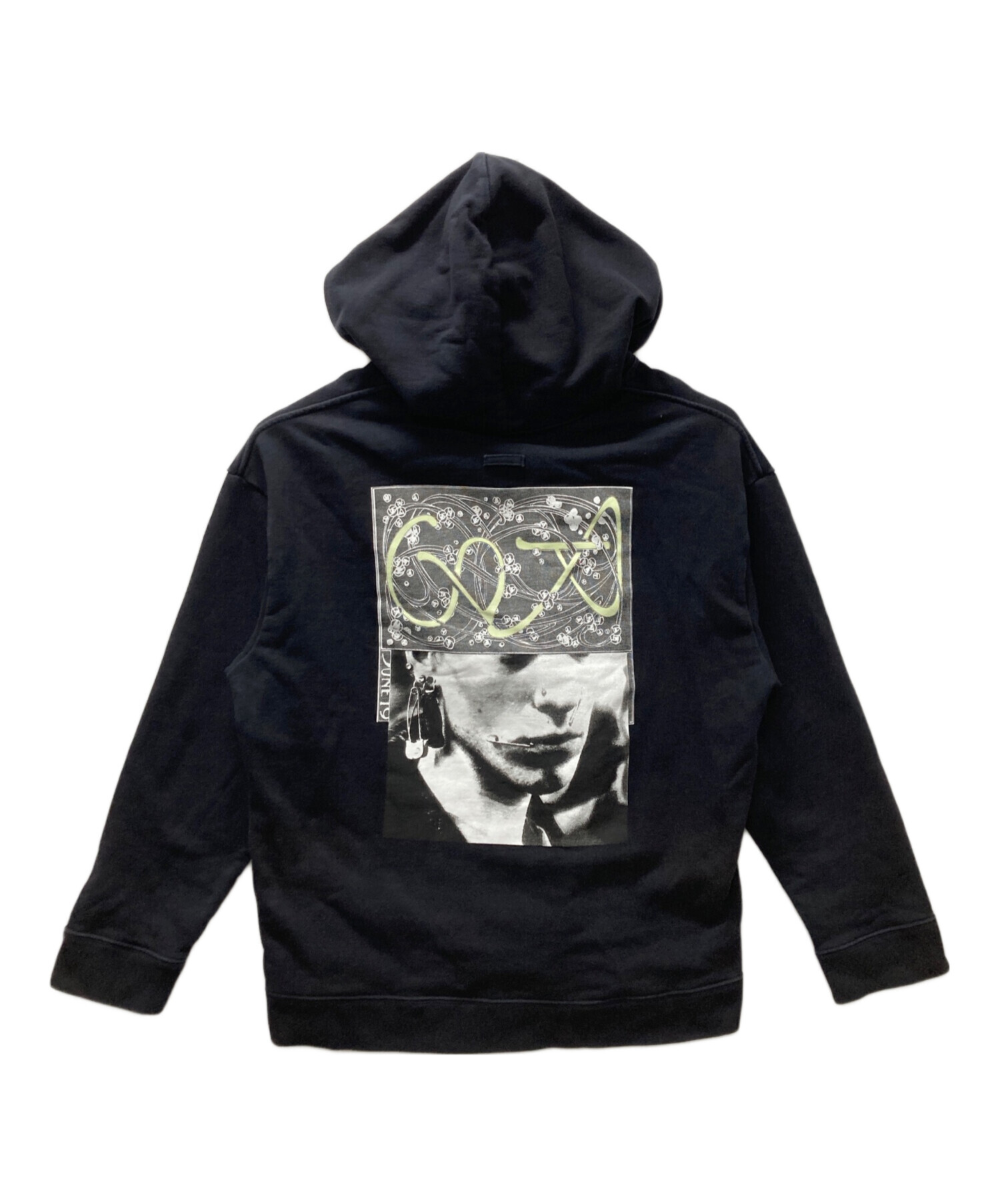 中古・古着通販】RAF SIMONS (ラフシモンズ) PUNKETTE HOODIE ブラック 