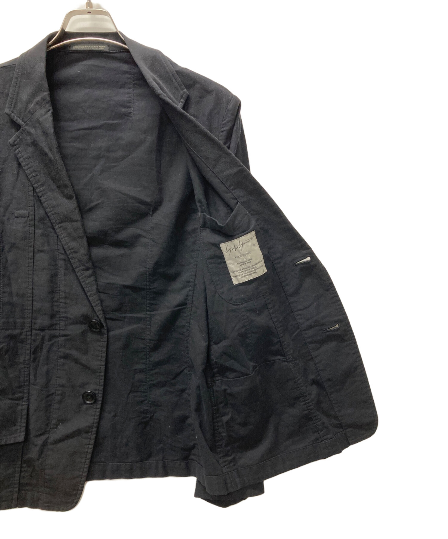 yohji yamamoto pour homme テーラードジャケット 未使用 中古・古着通販】Yohji Yamamoto pour homme (ヨウジヤマモト